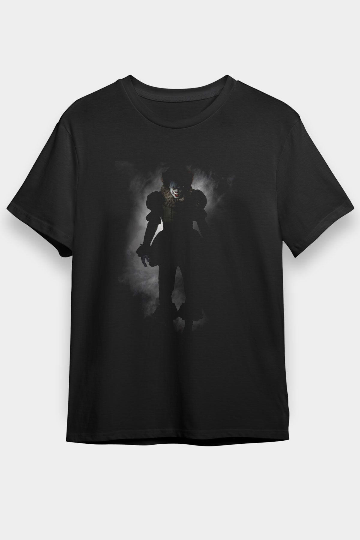 O (IT) Baskılı Siyah T-Shirt