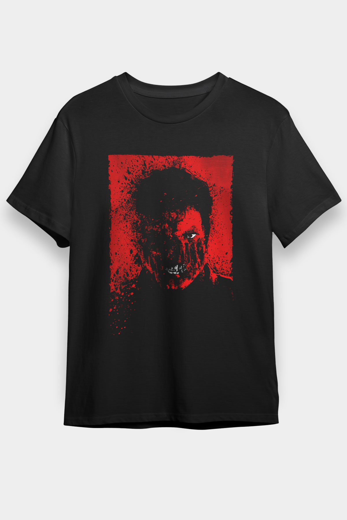 Overlord Operasyonu (Overlord) Baskılı Siyah T-Shirt
