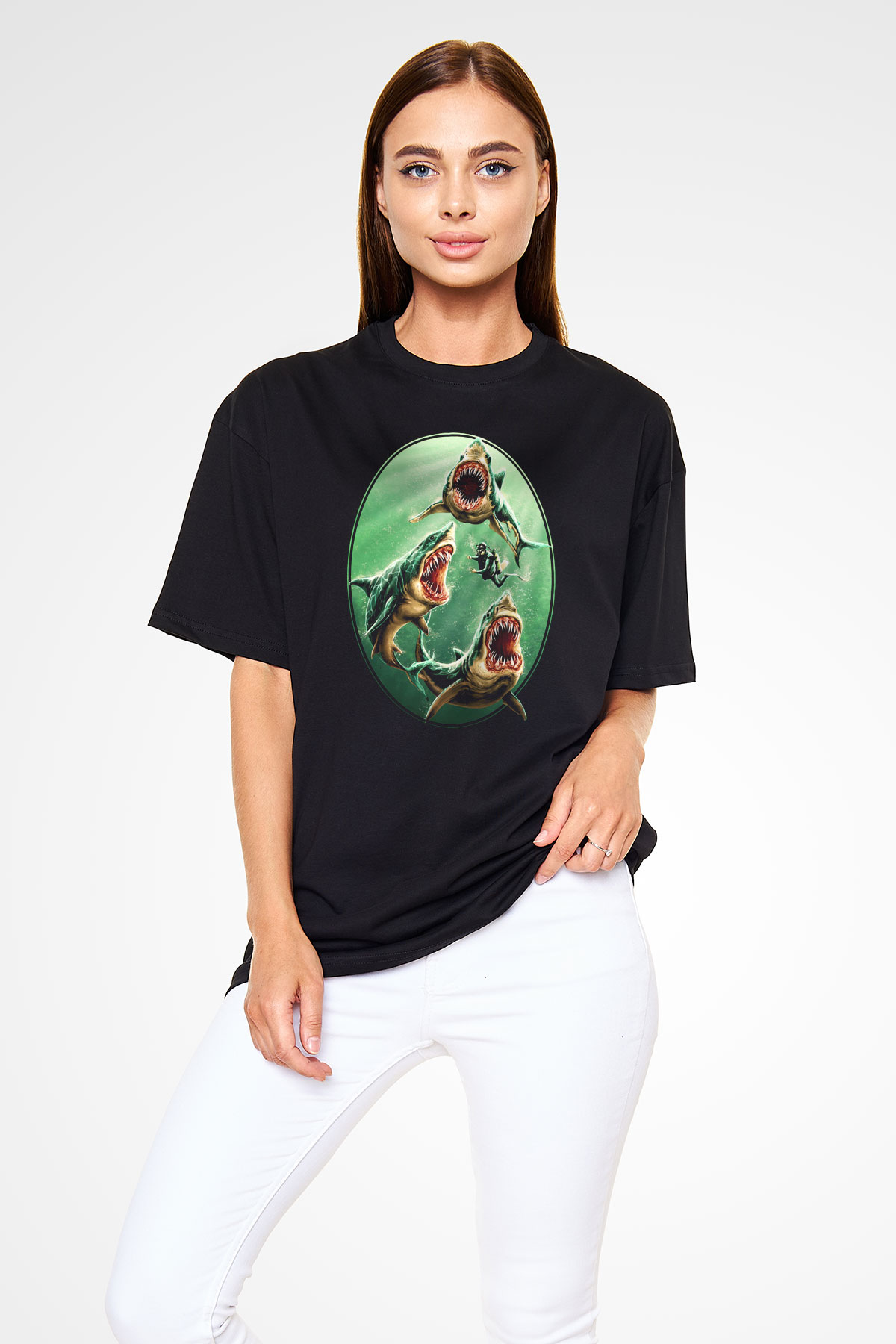 Unisex Oversize Tişört TSR445