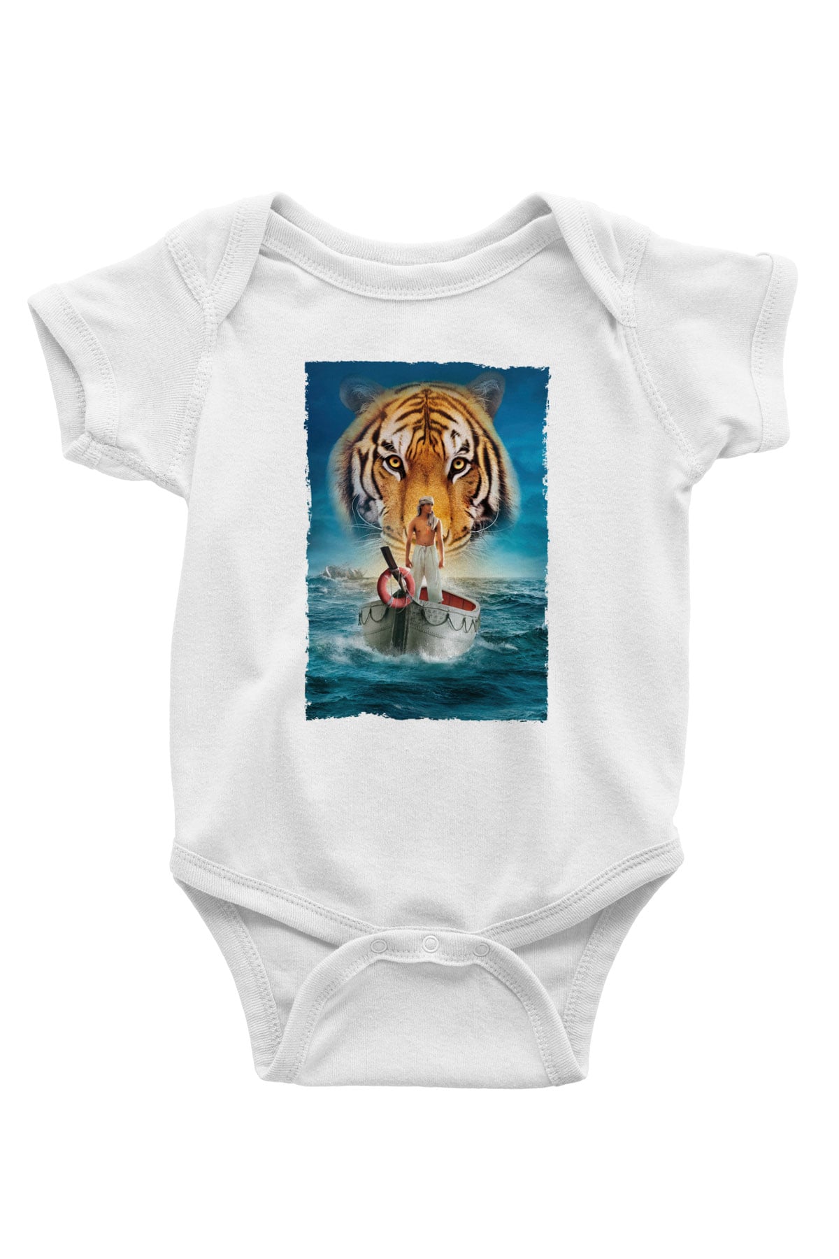 Unisex Pinin Yaşamı (Life of Pi) Baskılı Bebek Body - Zıbın