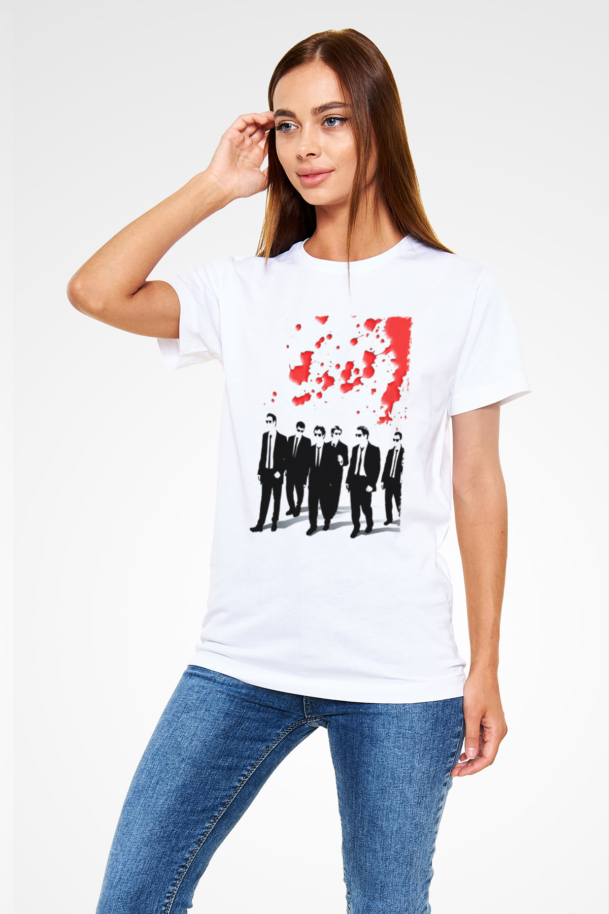 Rezervuar Köpekleri (Reservoir Dogs) Baskılı Beyaz Tişört