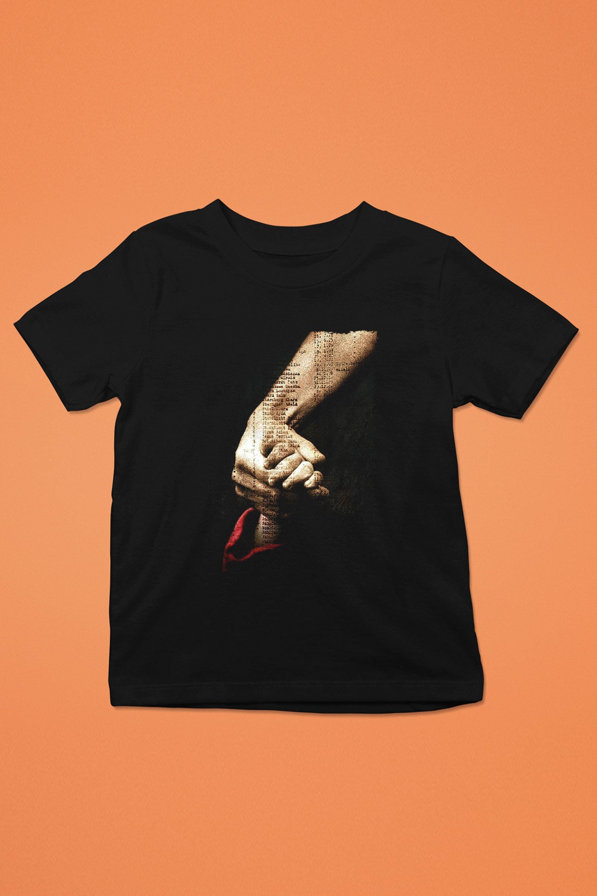 Unisex Schindlerin Listesi (Schindlers List) Baskılı Siyah Çocuk Tshirt