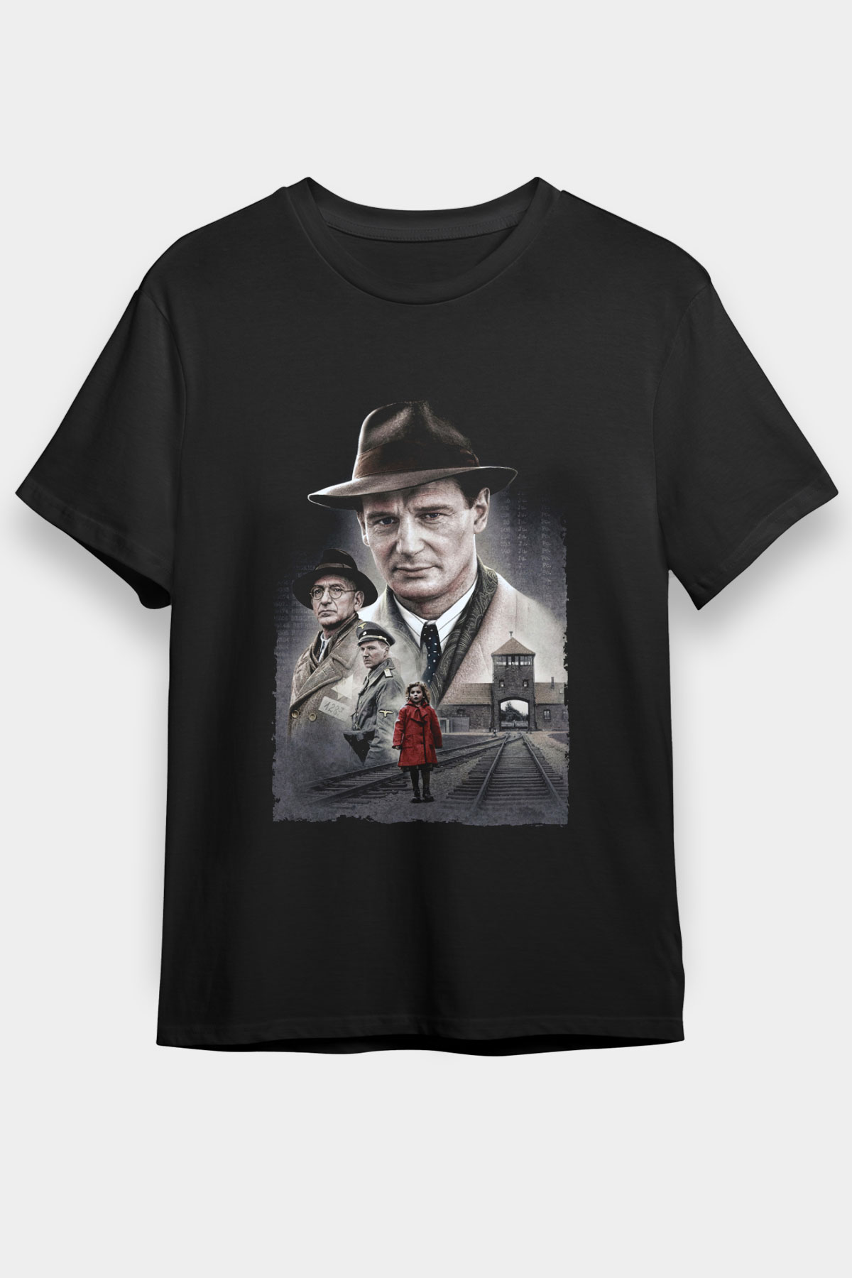 Schindlerin Listesi (Schindlers List) Baskılı Siyah T-Shirt