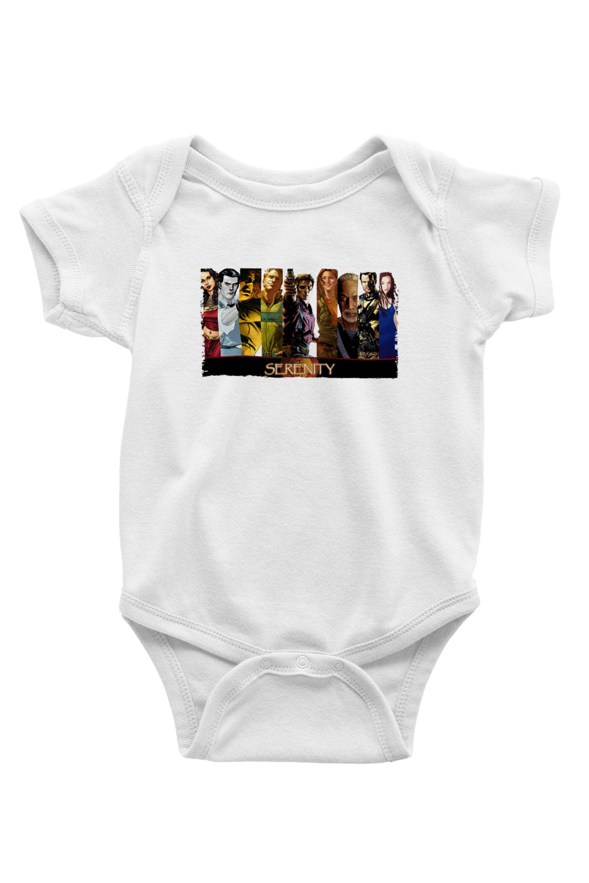 Unisex Serenity Baskılı Bebek Body - Zıbın