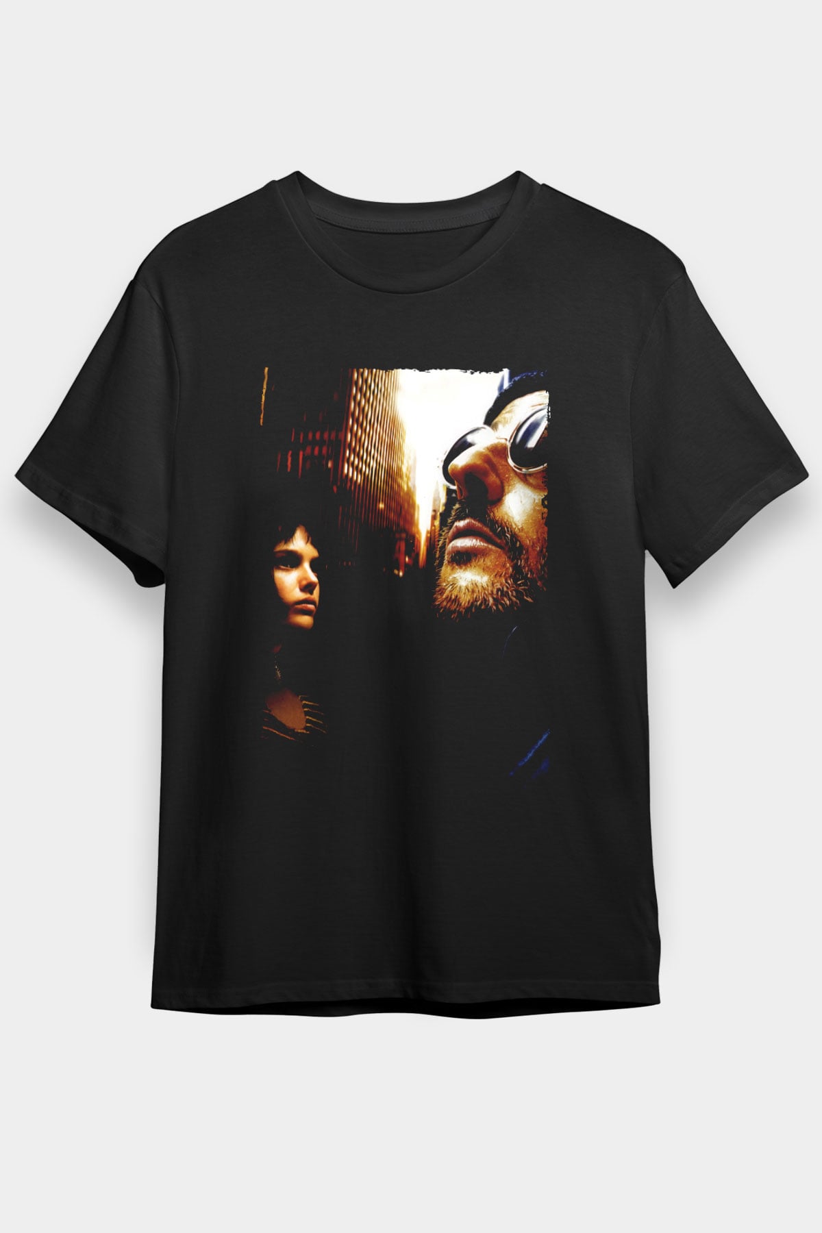 Sevginin Gücü (Léon) Baskılı Siyah Tshirt