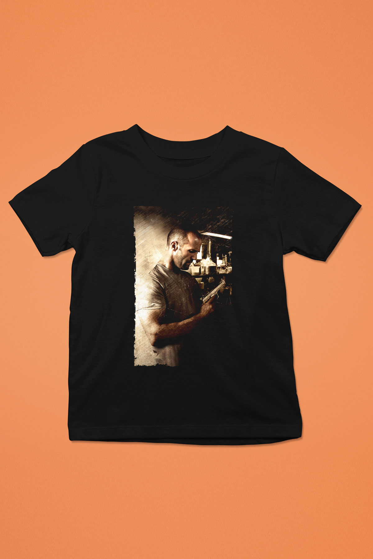 Unisex Sivil Cephe (Homefront) Baskılı Siyah Çocuk Tişört
