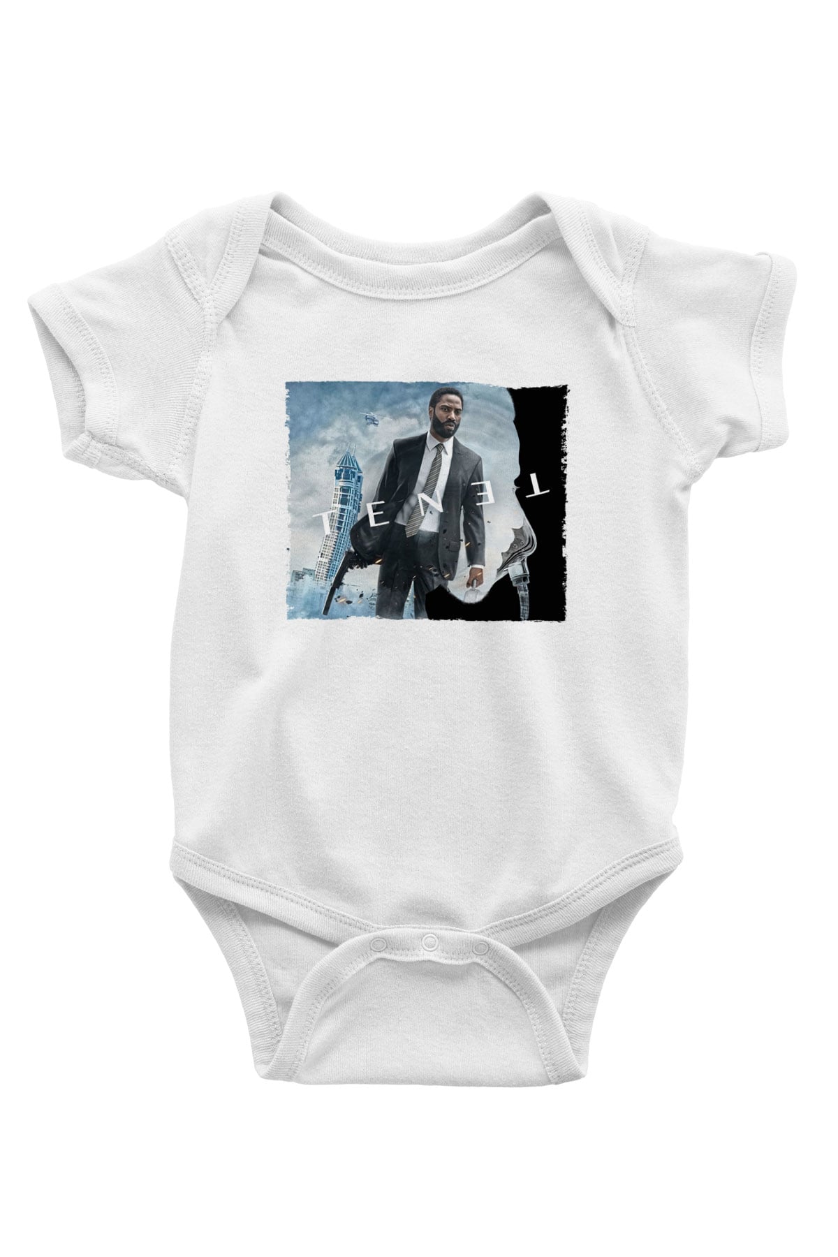 Unisex Tenet Baskılı Bebek Body - Zıbın