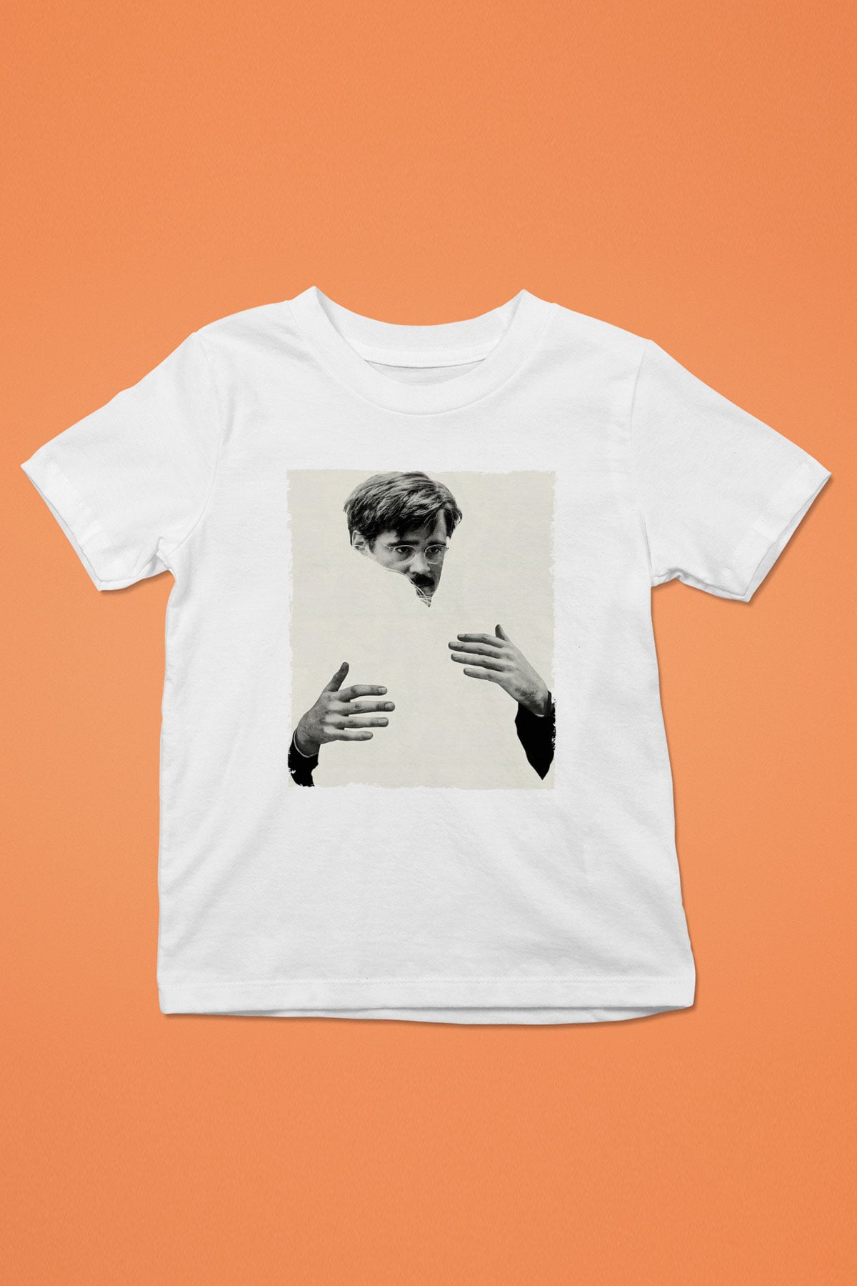 Unisex The Lobster Baskılı Beyaz Çocuk Tshirt