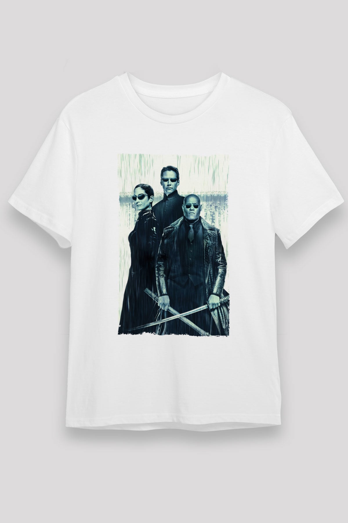 The Matrix Revolutions Baskılı Beyaz Tişört