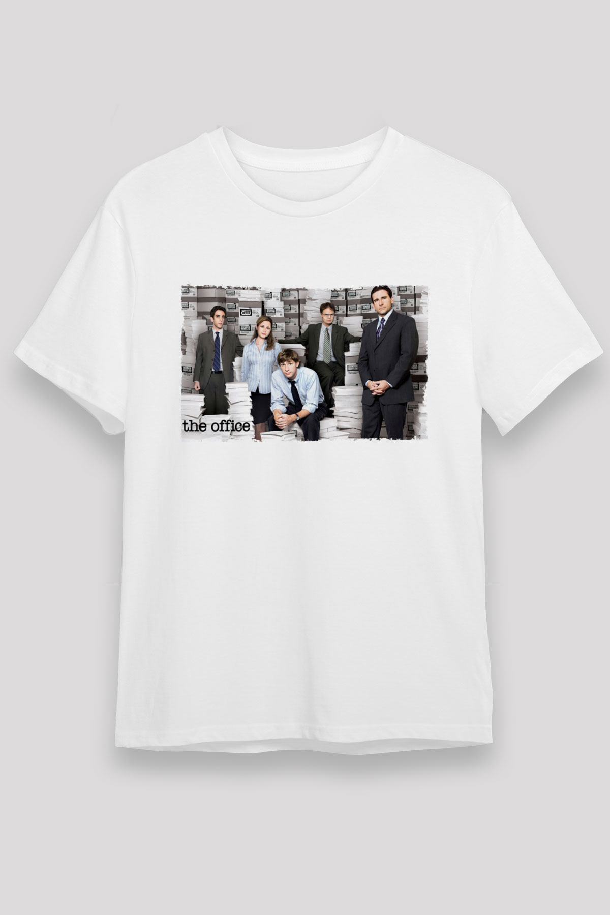 The Office Baskılı Beyaz Tişört