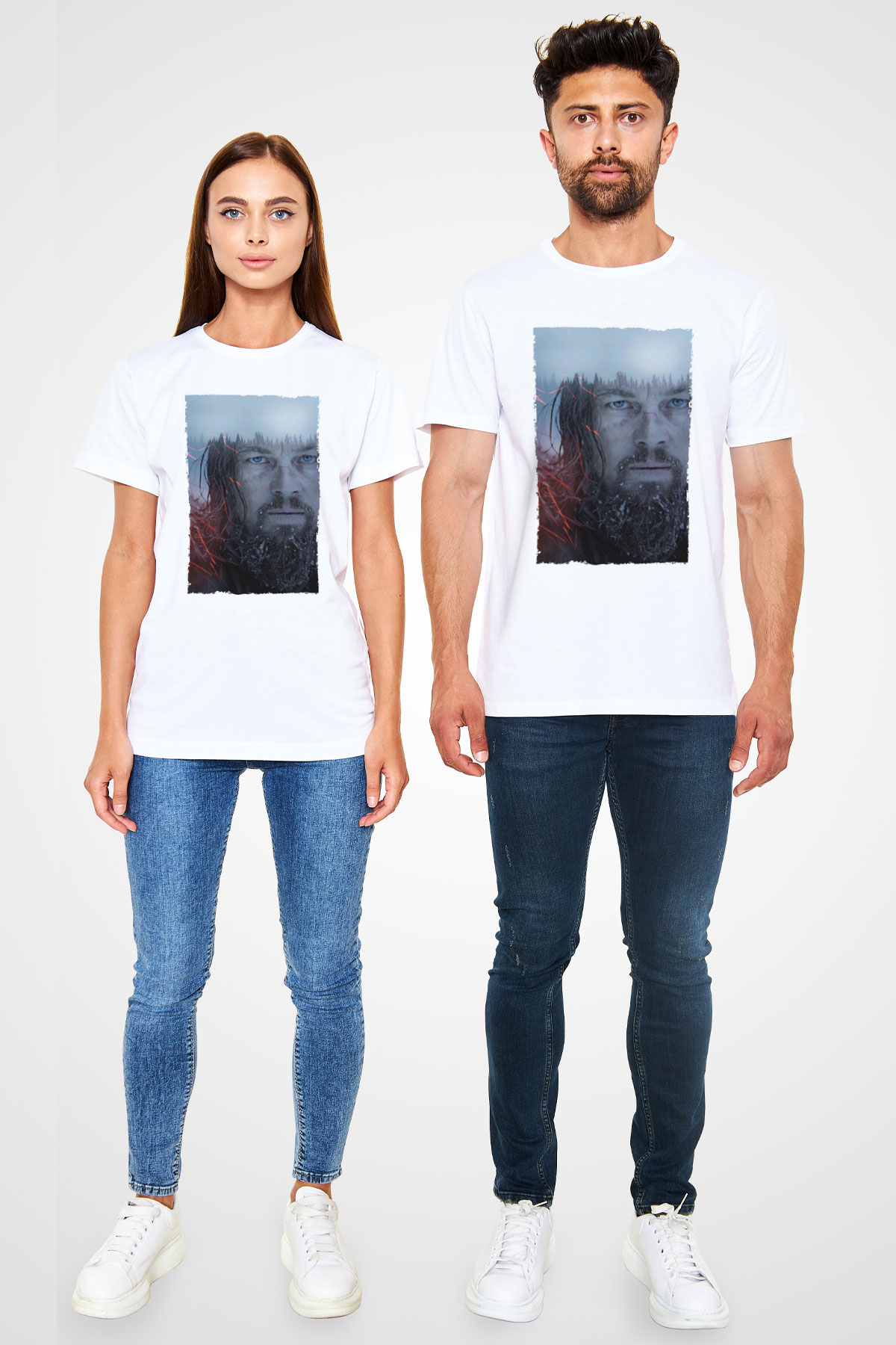 The Revenant Baskılı Beyaz T-shirt