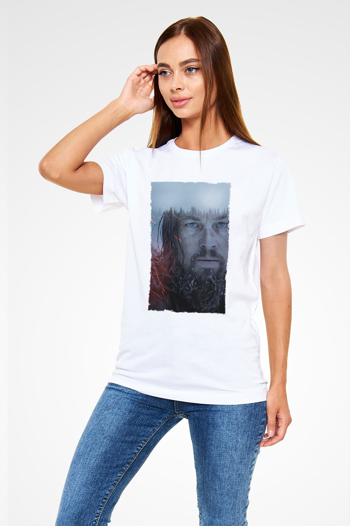 The Revenant Baskılı Beyaz T-shirt