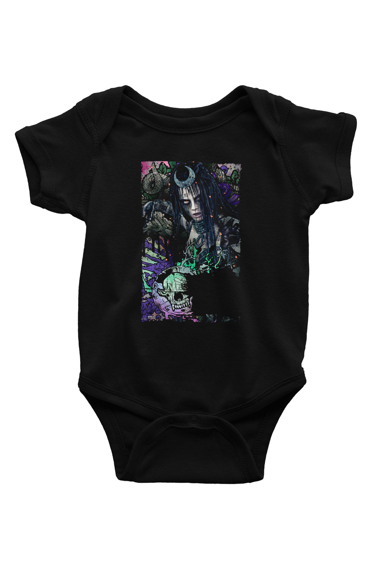 Unisex The Suicide Squad İntihar Timi (The Suicide Squad) Baskılı Siyah Çocuk Unisex Tişört