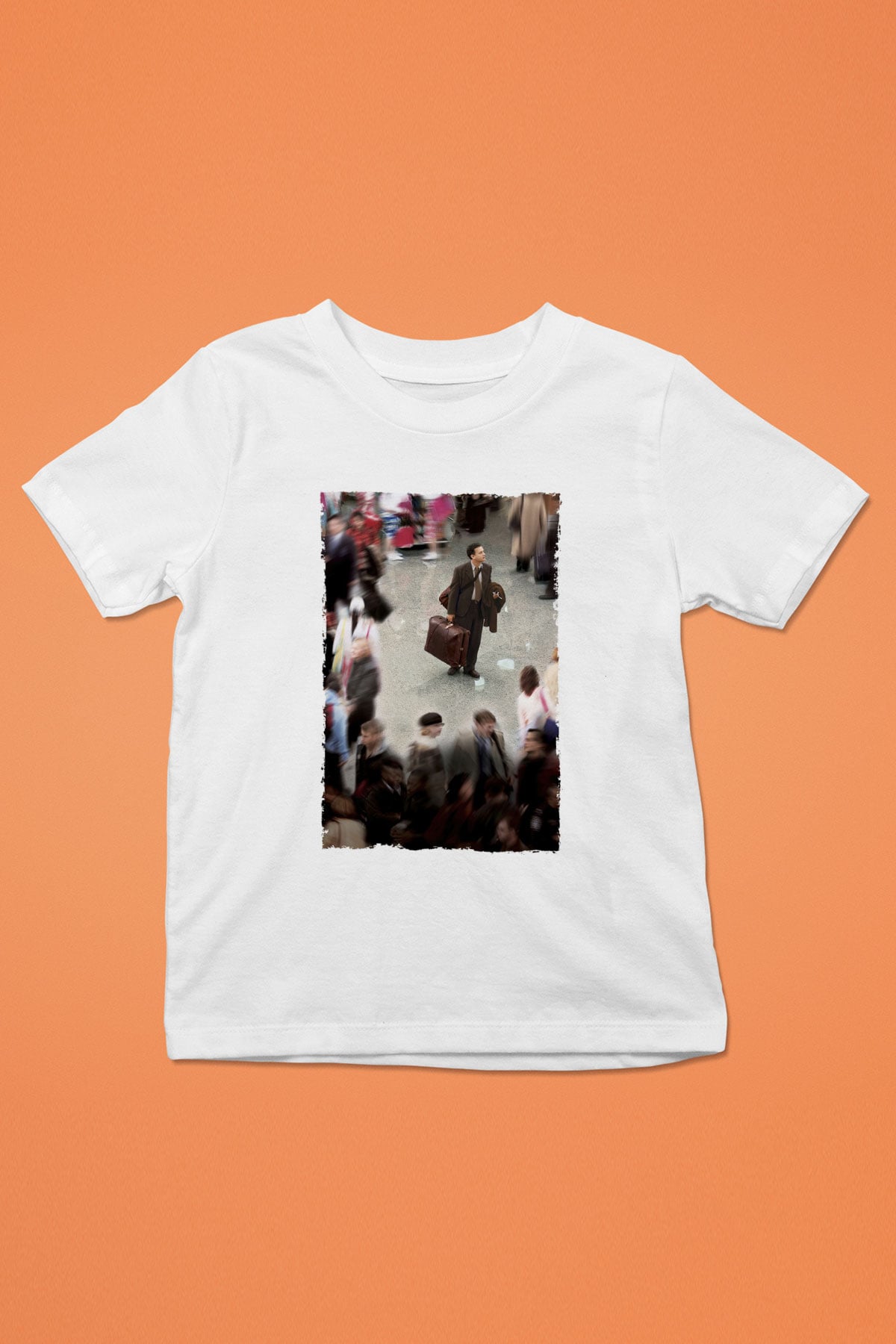 Unisex The Terminal Baskılı Beyaz Çocuk Tshirt