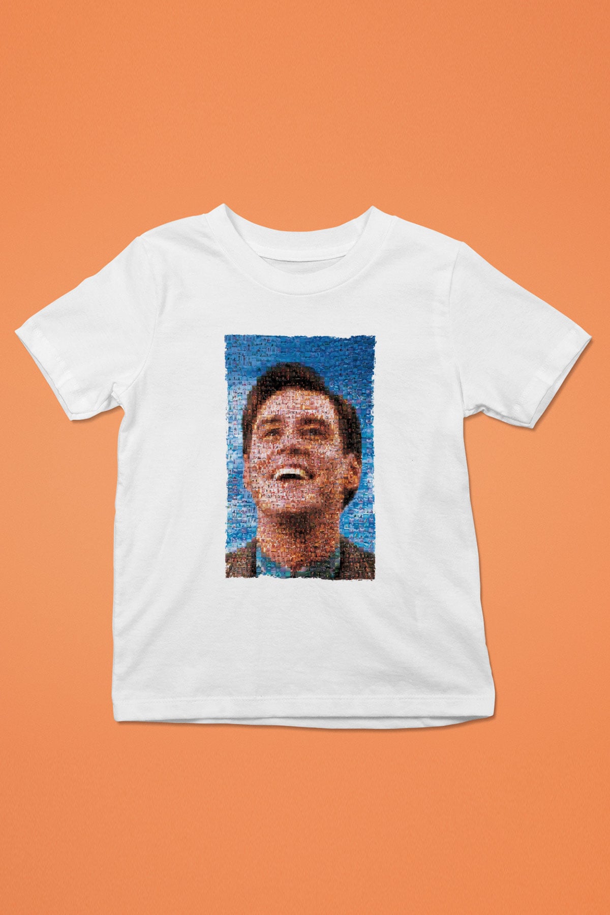 Unisex The Truman Show Baskılı Beyaz Çocuk Tshirt