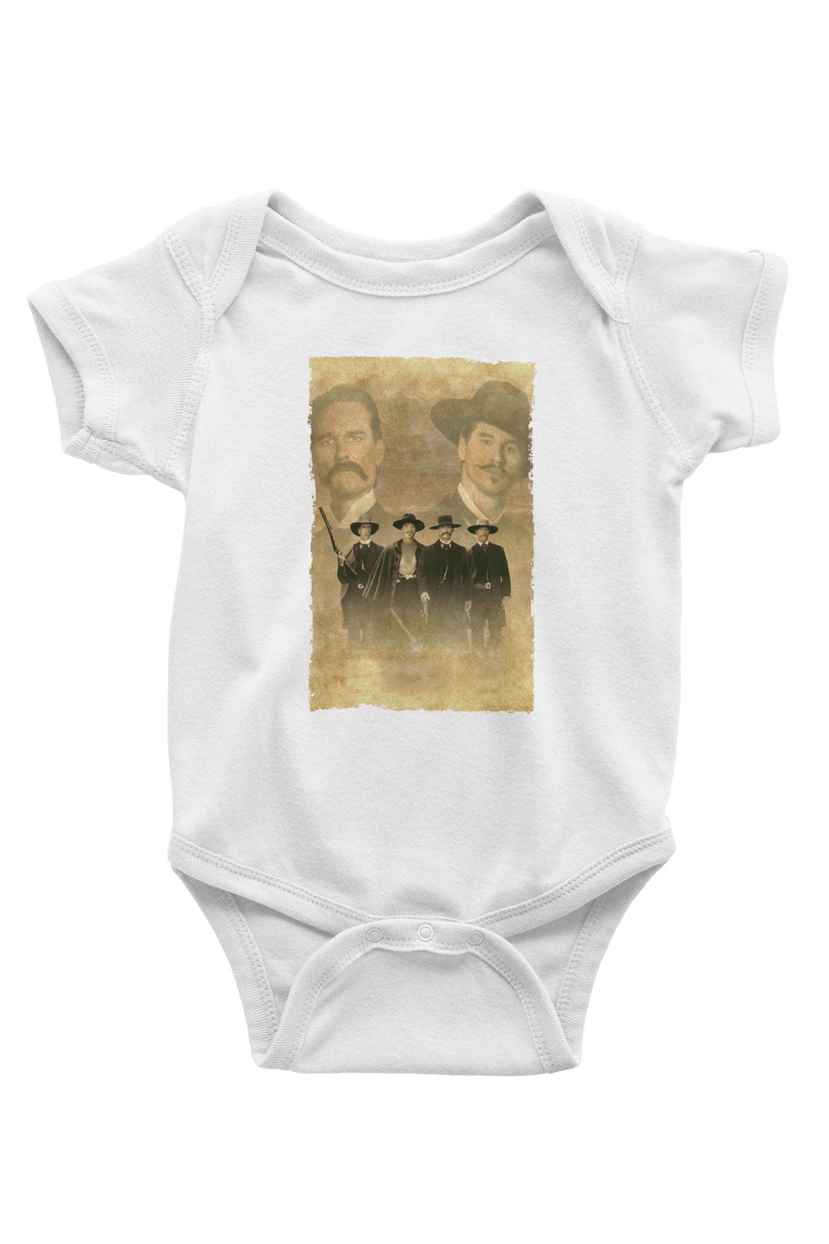 Unisex Tombstone Baskılı Bebek Body - Zıbın