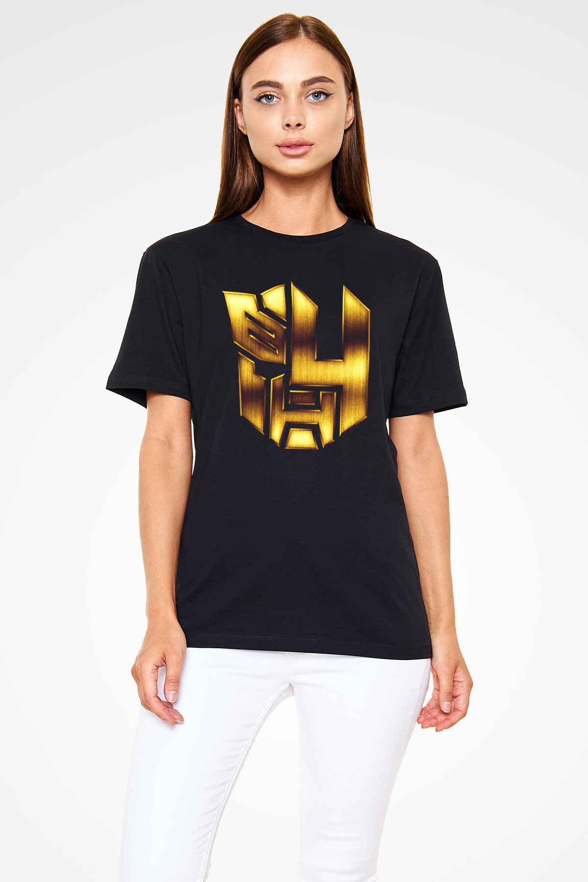 Transformers 4 Baskılı Siyah Tişört