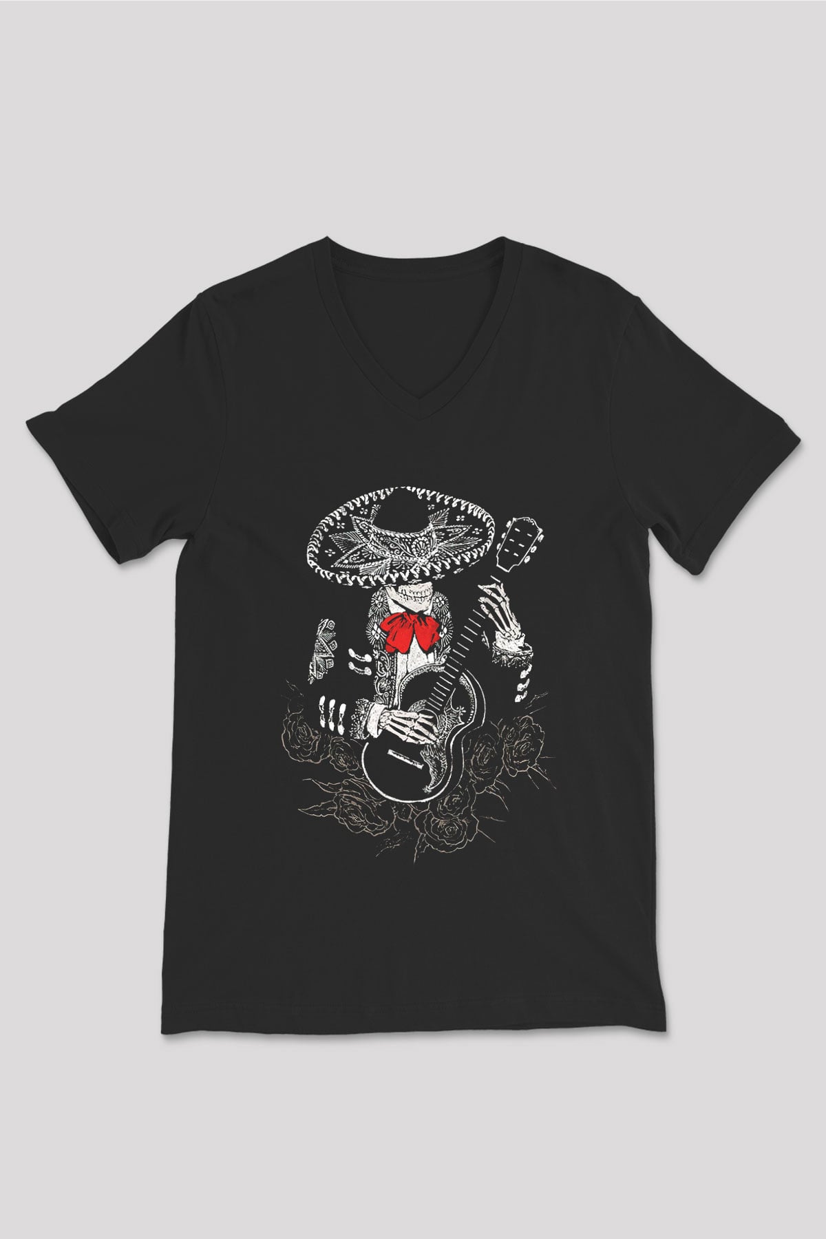 Unisex V Yaka Tişört TSR158