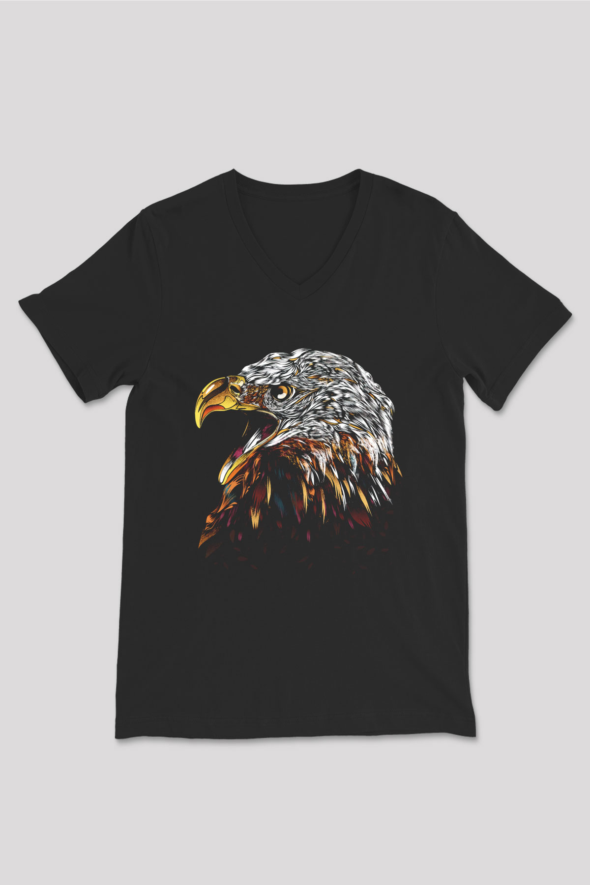 Unisex V Yaka Tişört TSR173