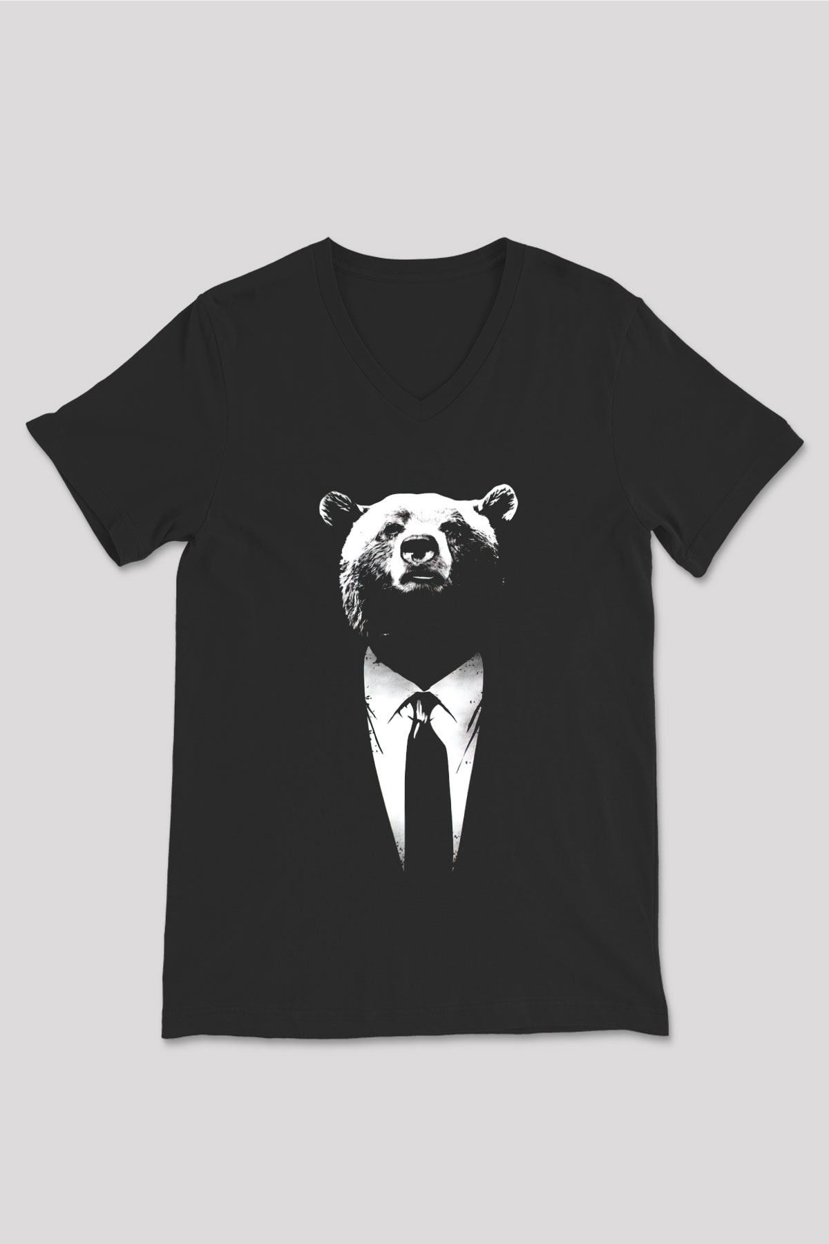 Unisex V Yaka Tişört TSR23
