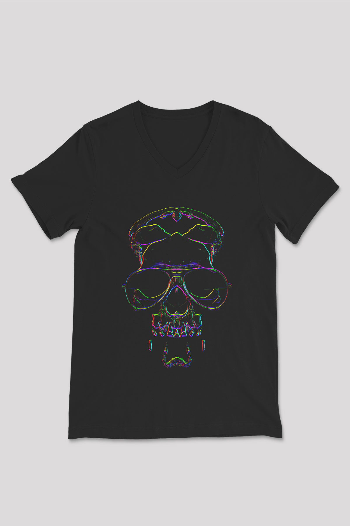 Unisex V Yaka Tişört TSR244