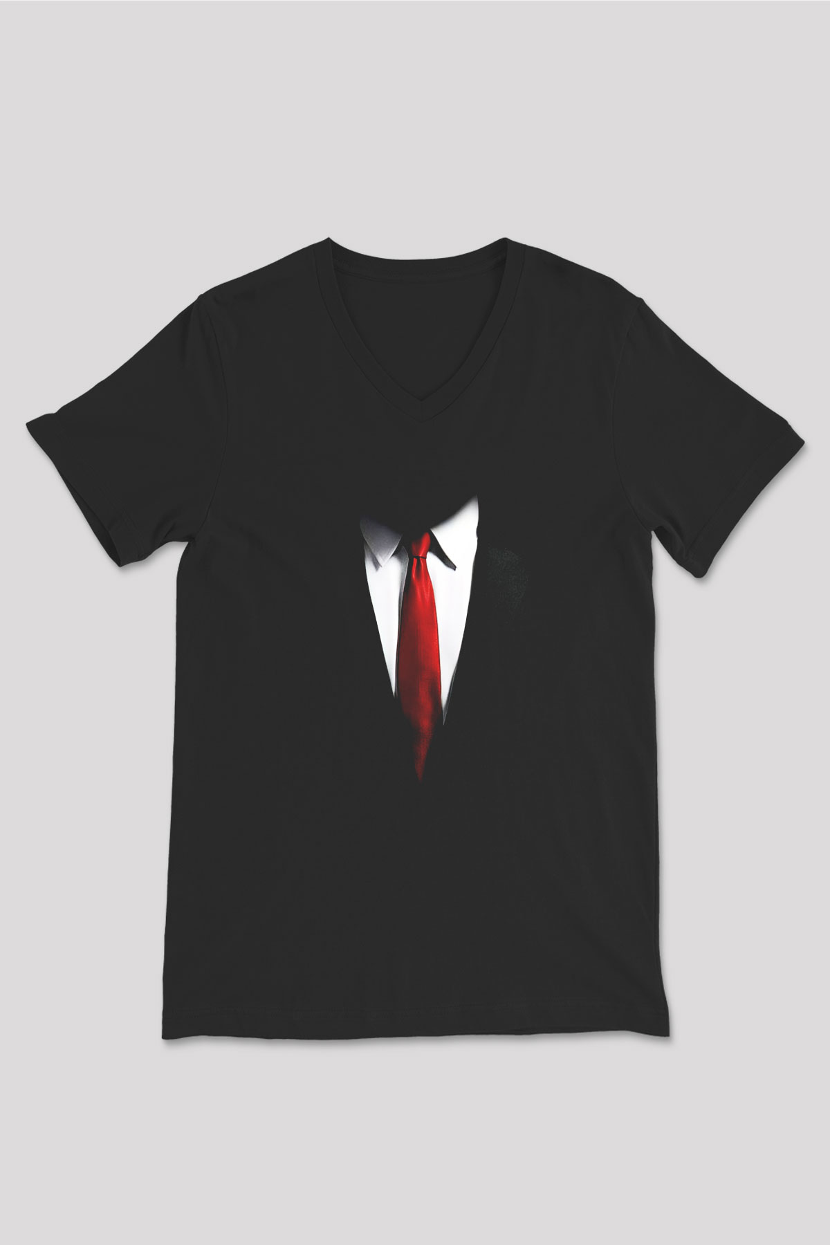Unisex V Yaka Tişört TSR245