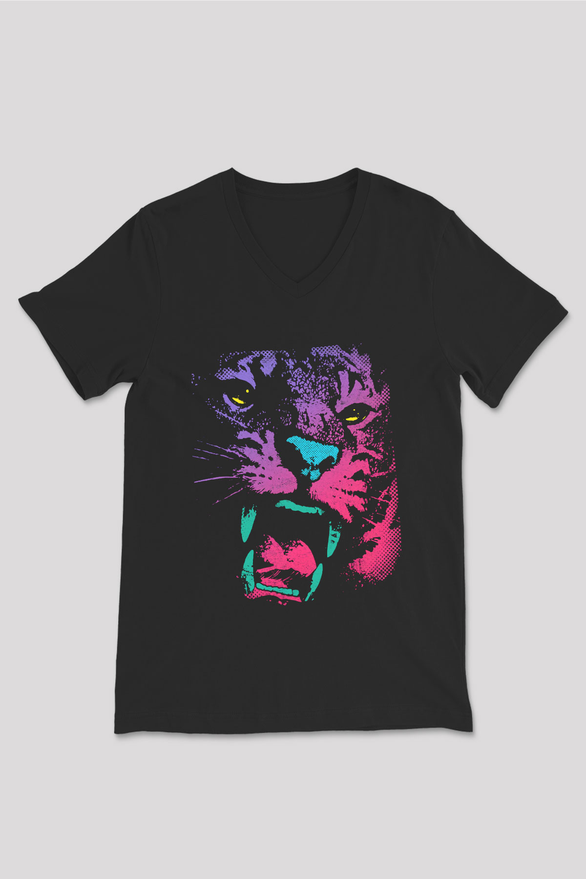 Unisex V Yaka Tişört TSR278