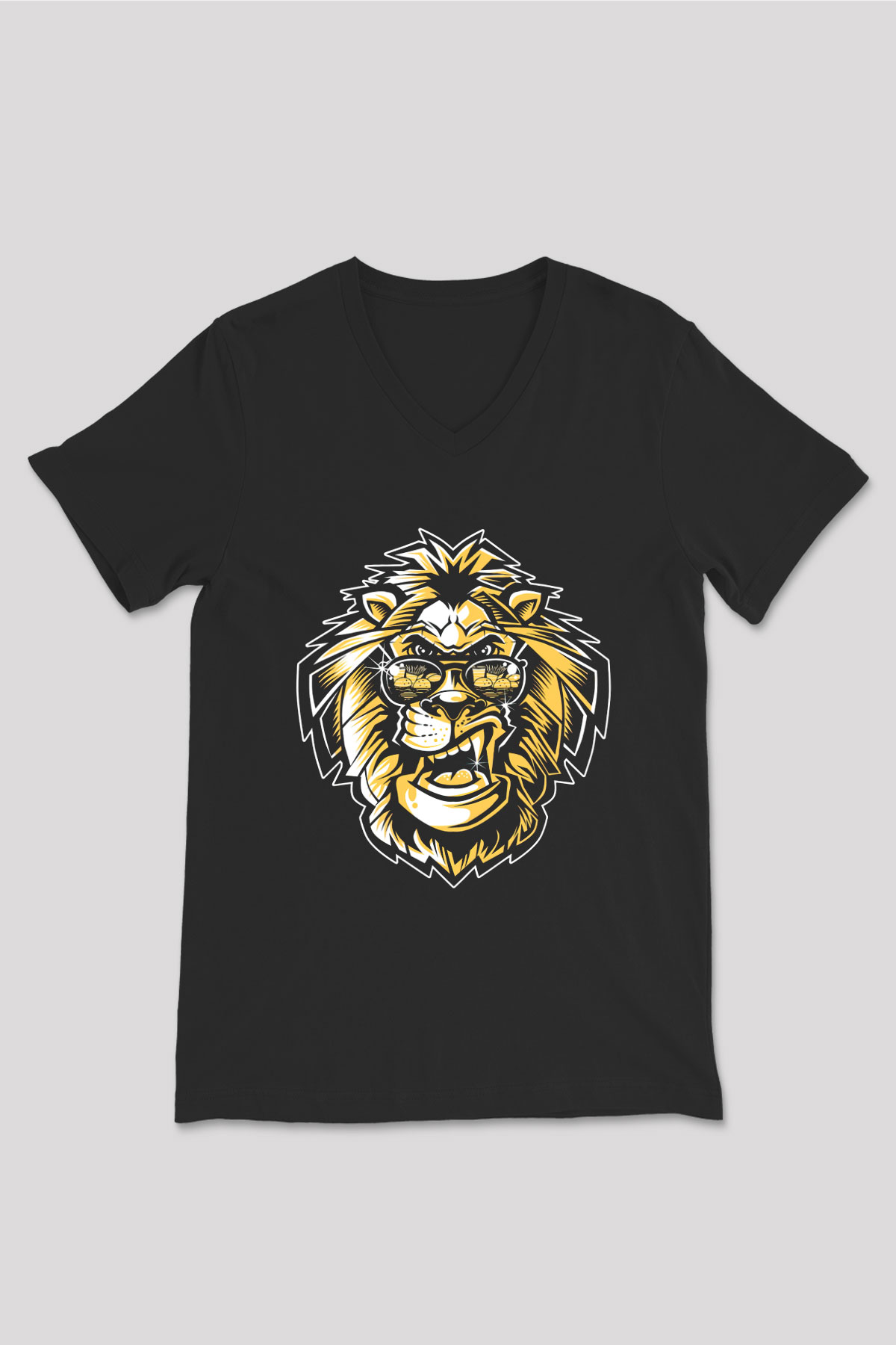 Unisex V Yaka Tişört TSR36