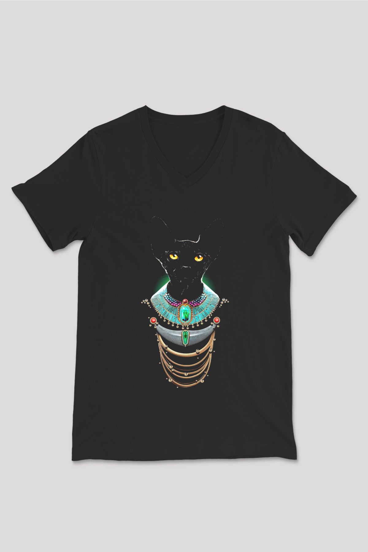 Unisex V Yaka Tişört TSR38