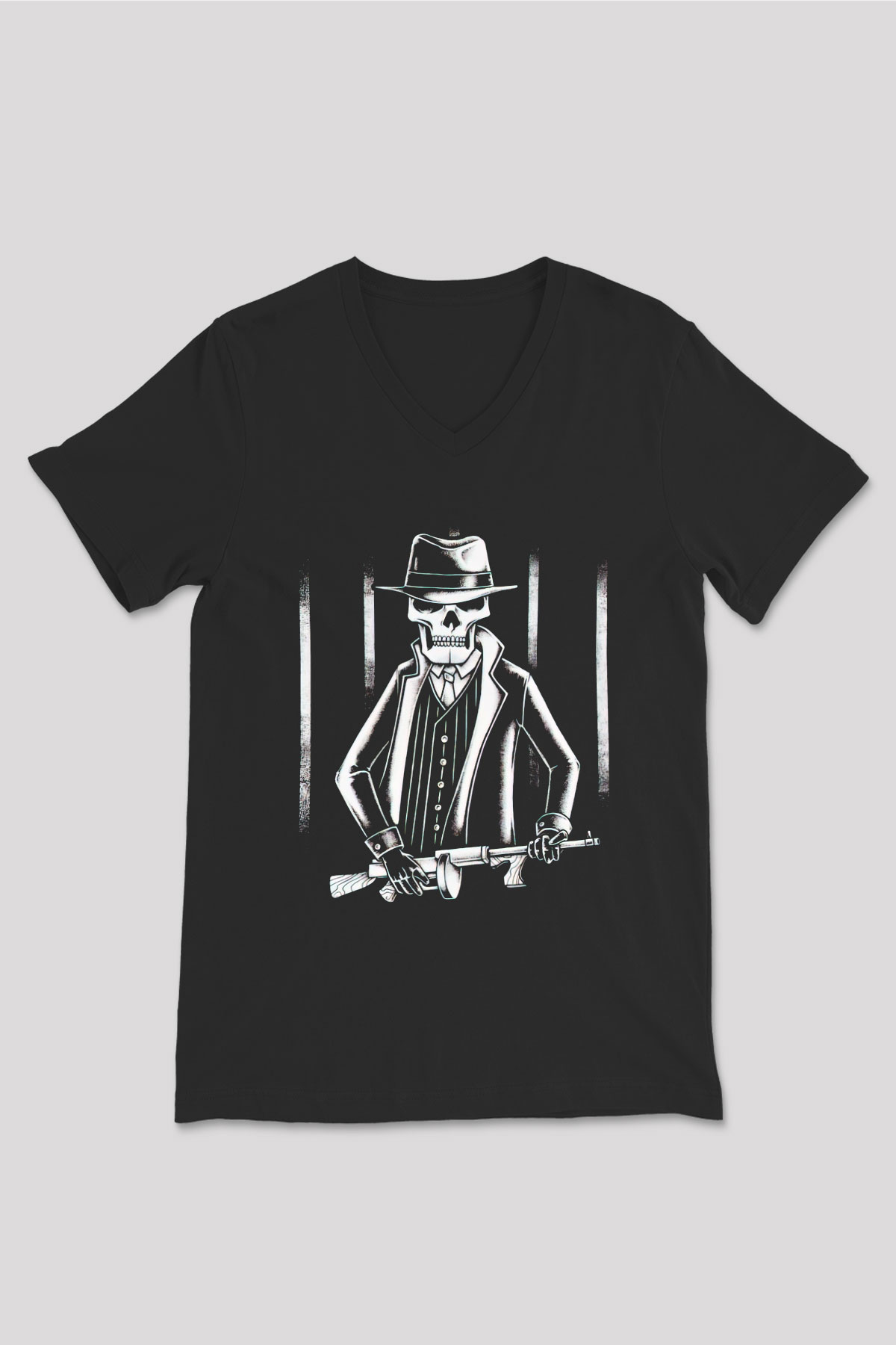 Unisex V Yaka Tişört TSR52