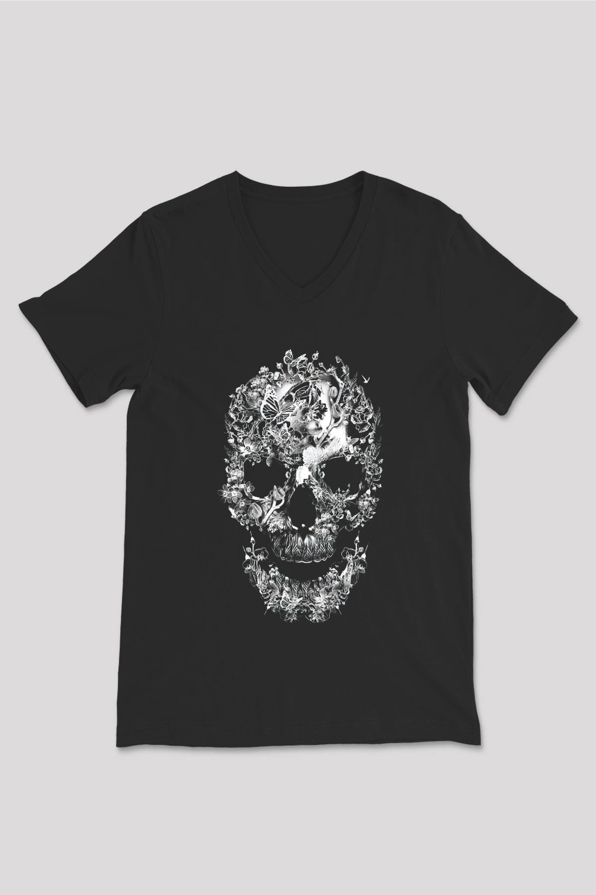 Unisex V Yaka Tişört TSR61