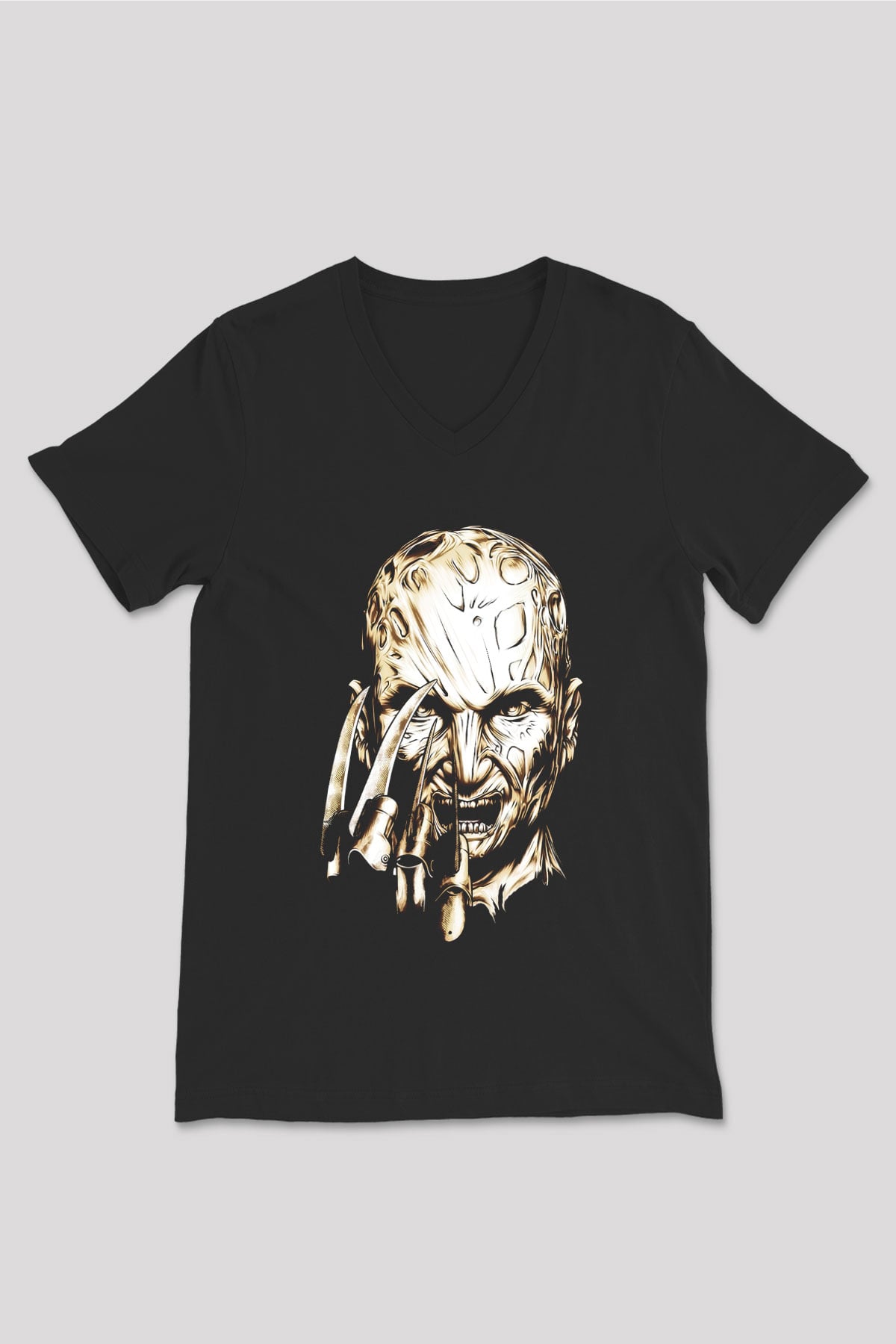 Unisex V Yaka Tişört TSR62