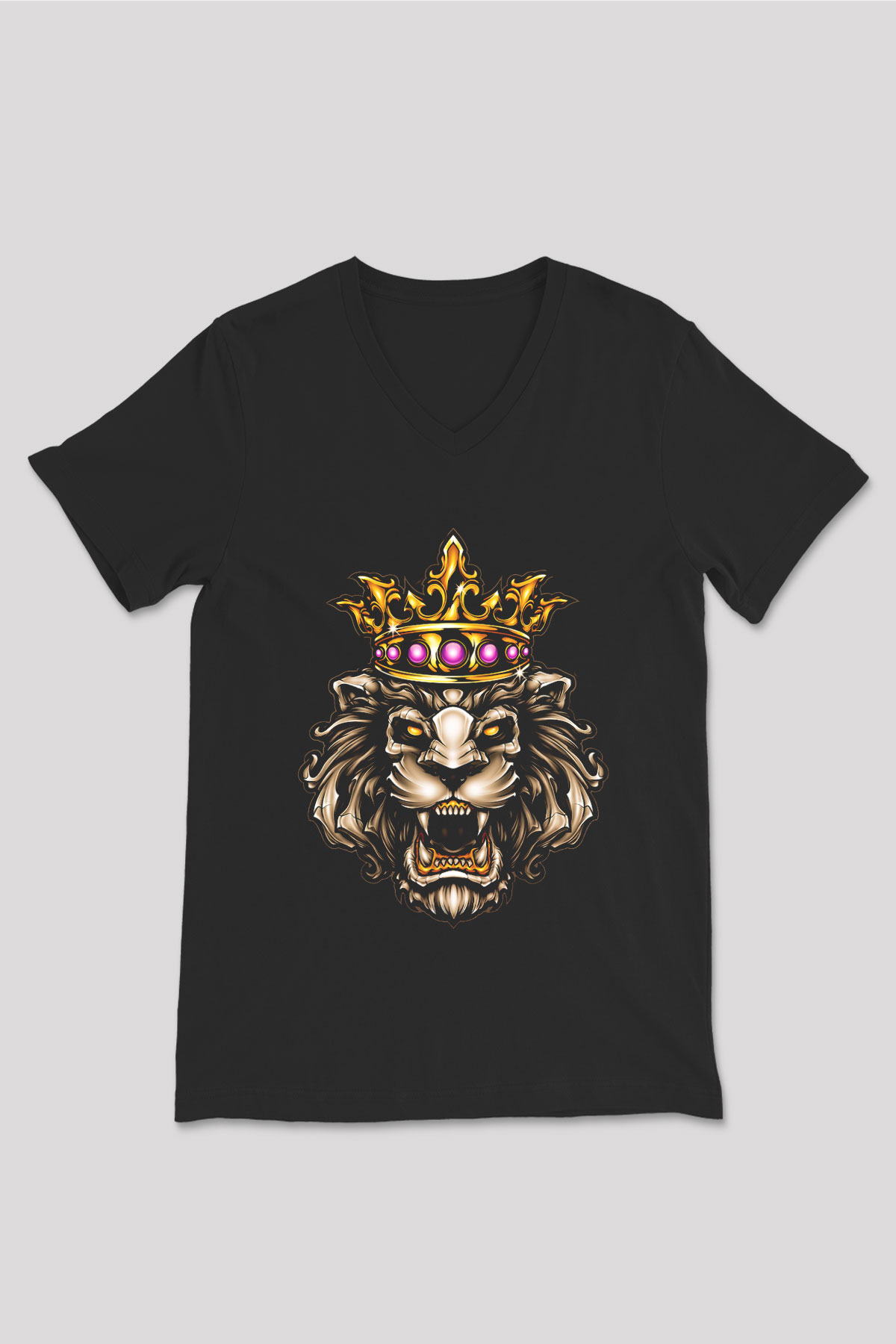 Unisex V Yaka Tişört TSR68