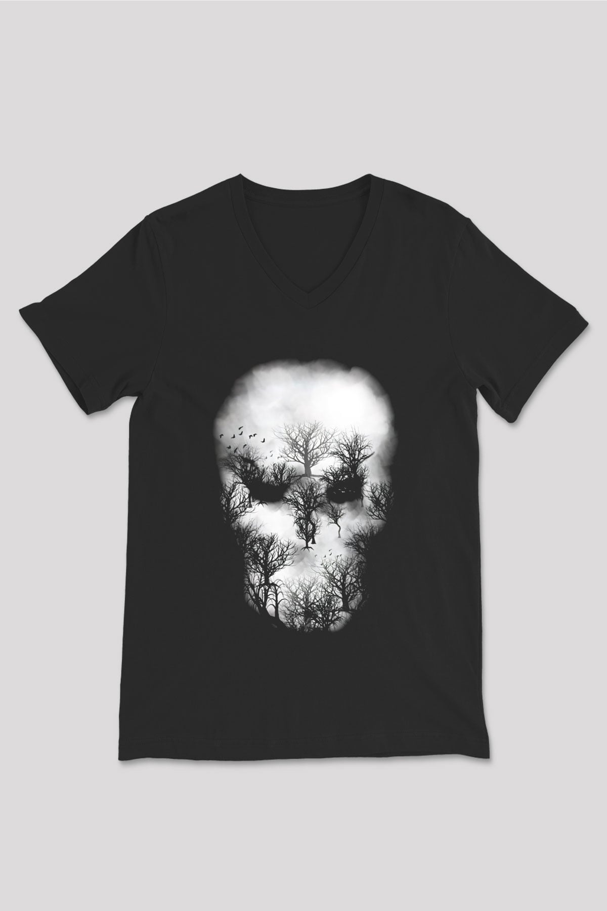 Unisex V Yaka Tişört TSR99