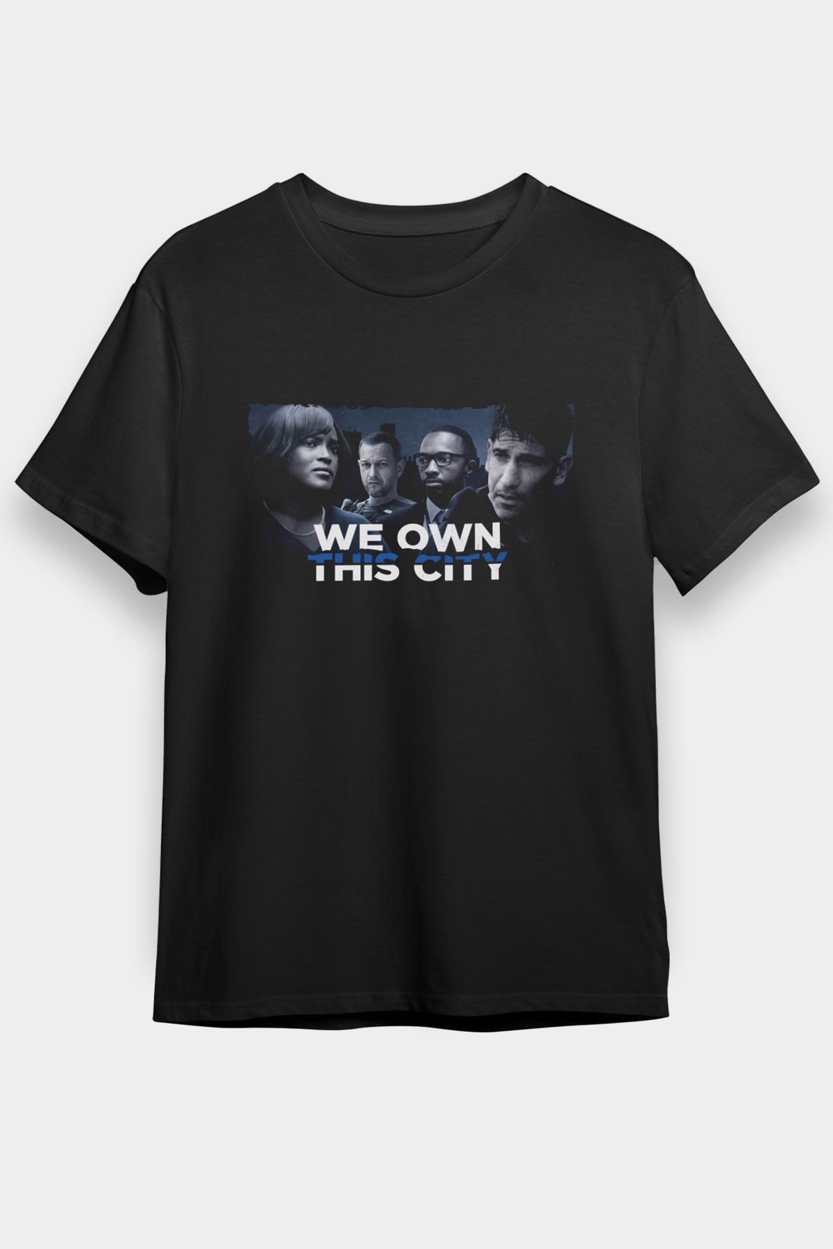We Own This City Baskılı Siyah T-Shirt