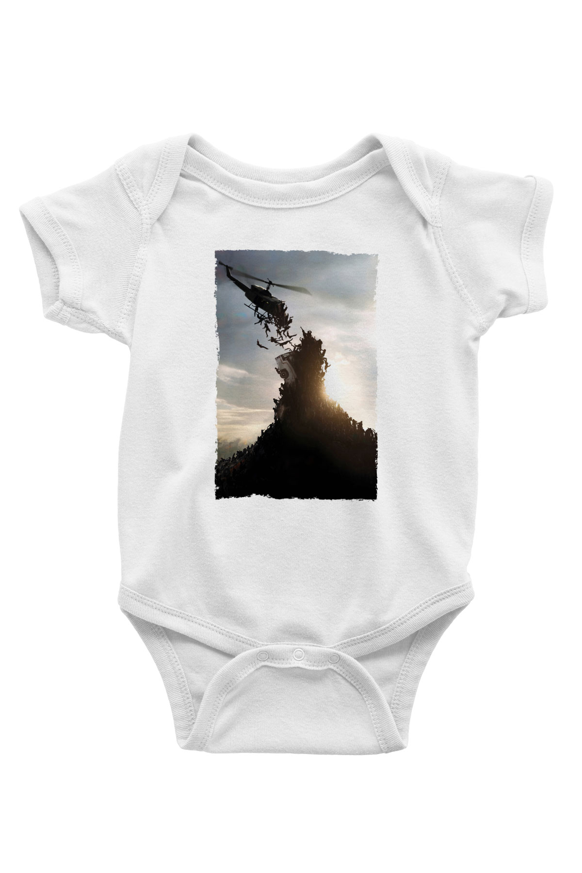 Unisex World War Z Baskılı Bebek Body - Zıbın