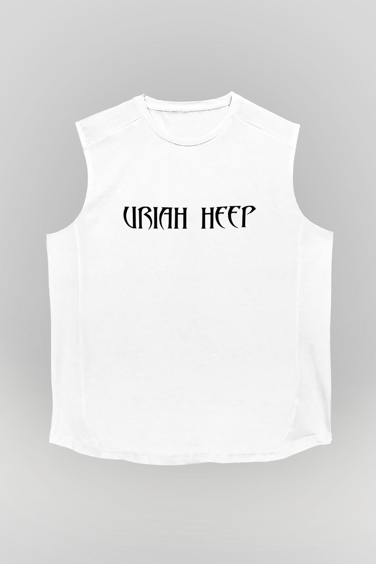Uriah Heep Beyaz Unisex Kolsuz Tişört