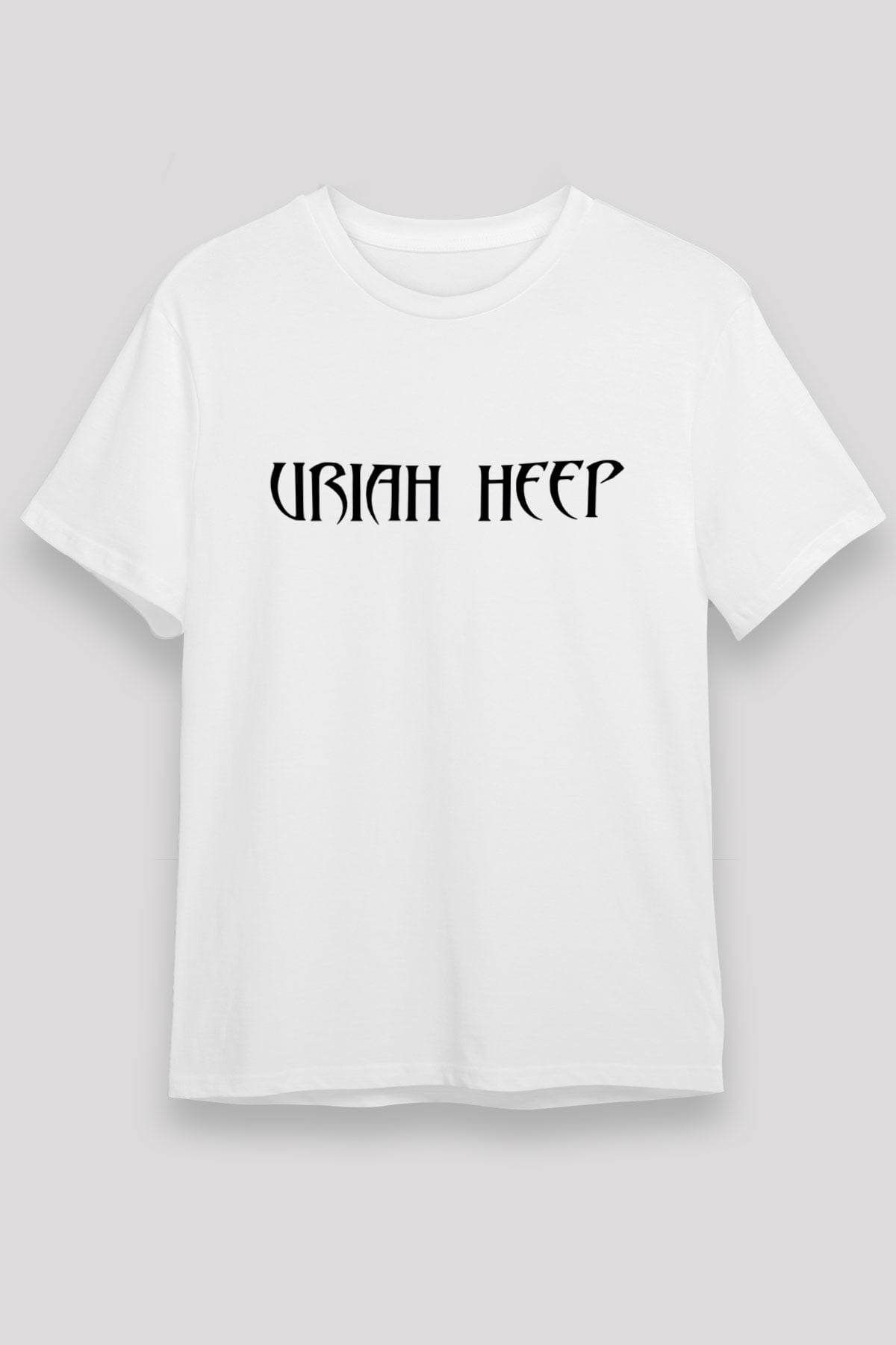 Uriah Heep Beyaz Unisex Tişört T-Shirt - TişörtFabrikası