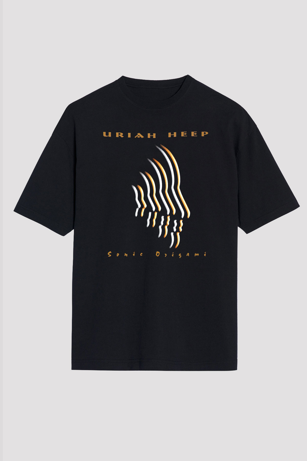 Uriah Heep Siyah Unisex Oversize Tişört T-Shirt