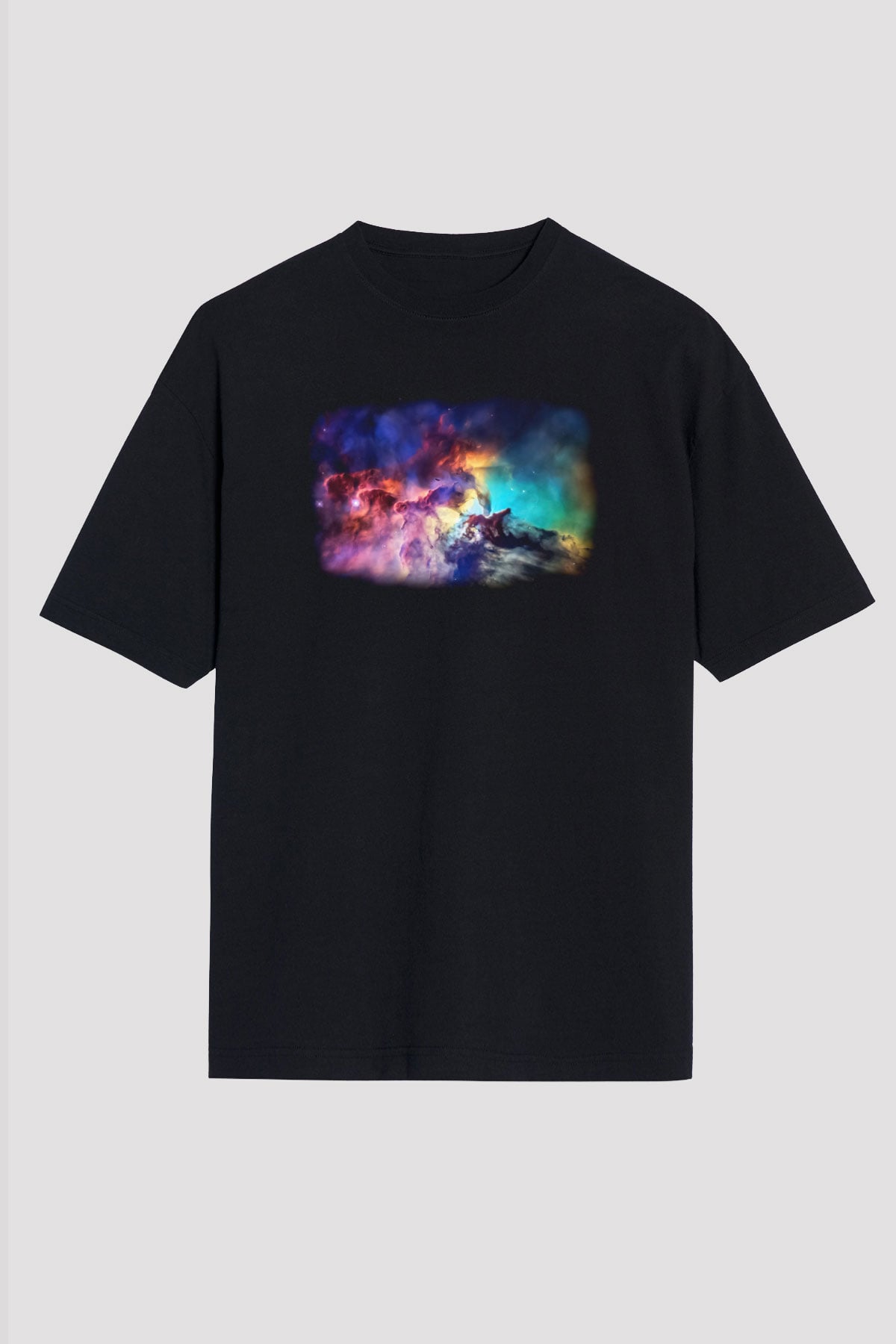 Uzay Siyah Oversize Tişört Oversize T-shirt - TişörtFabrikası