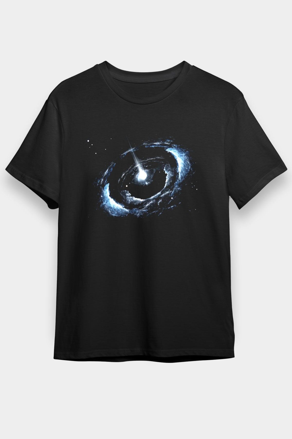Uzay Siyah Unisex Tişört T-Shirt - TişörtFabrikası
