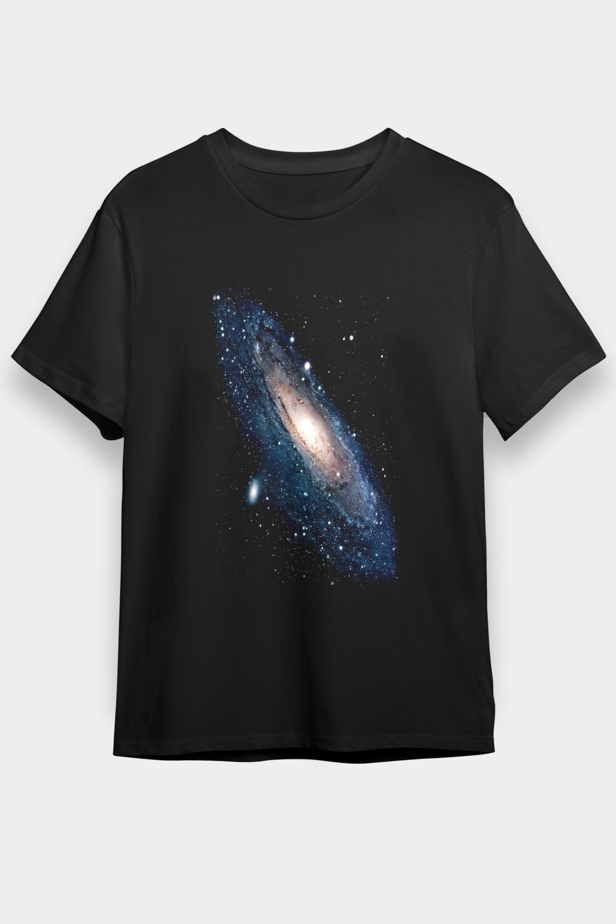 Uzay Siyah Unisex Tişört T-Shirt - TişörtFabrikası
