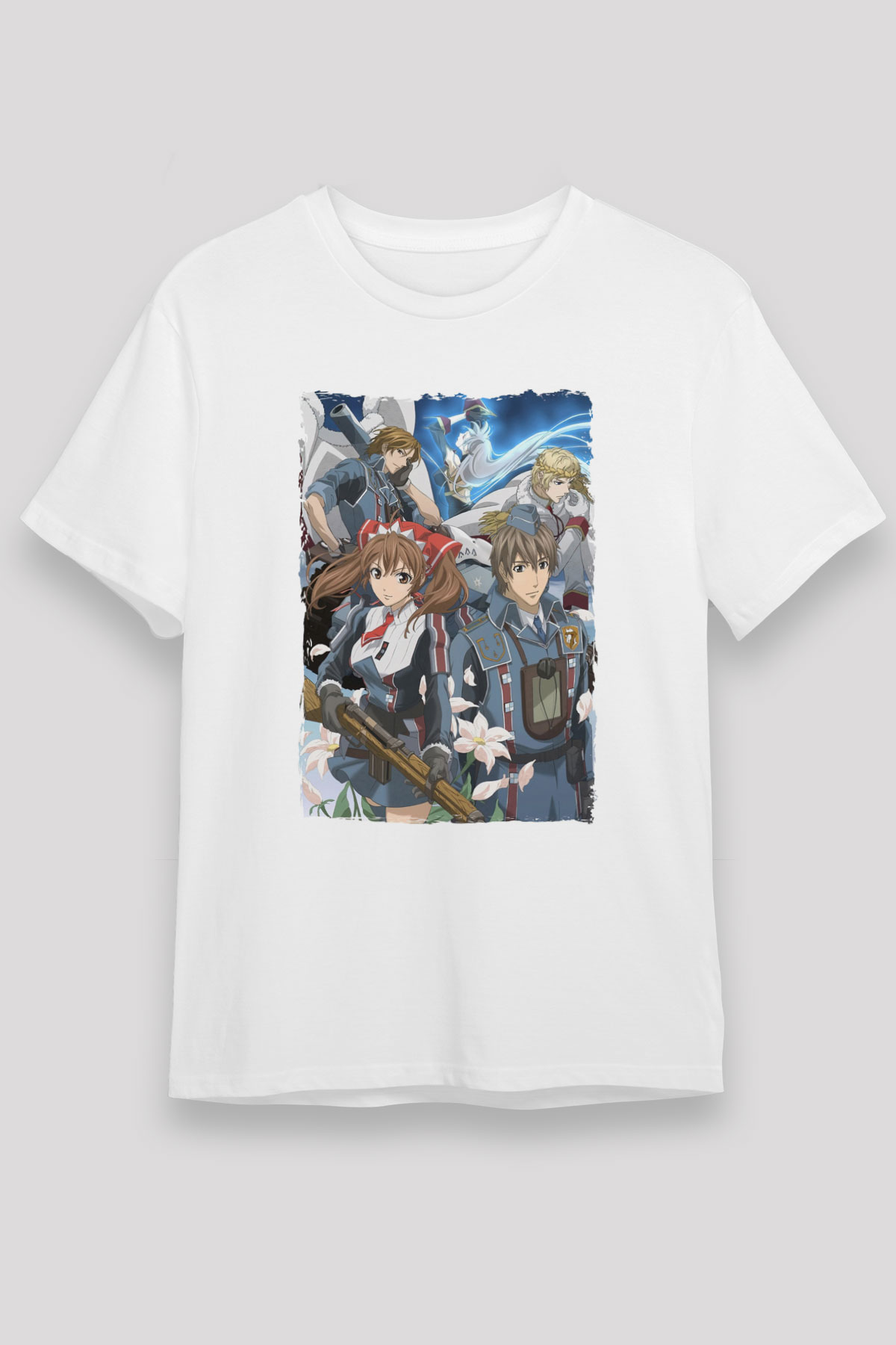 Valkyria Chronicles Beyaz Unisex Tişört T-Shirt