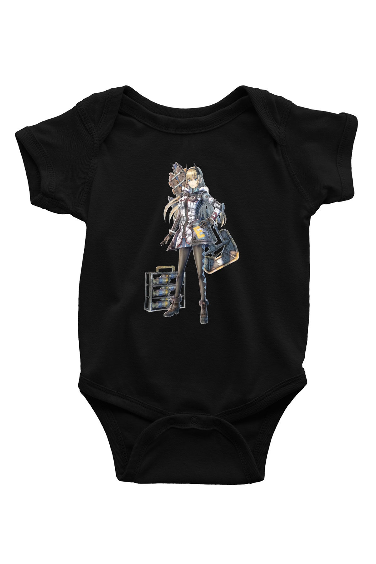 Valkyria Chronicles Siyah Bebek Body - Zıbın