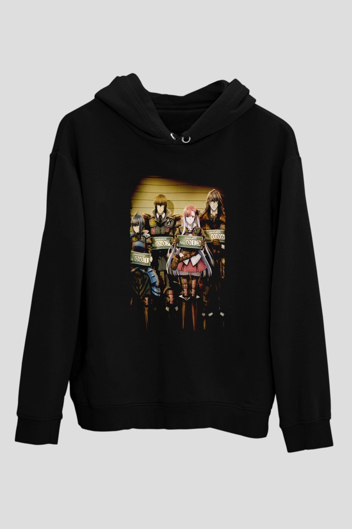 Valkyria Chronicles Siyah Unisex Hoodie
