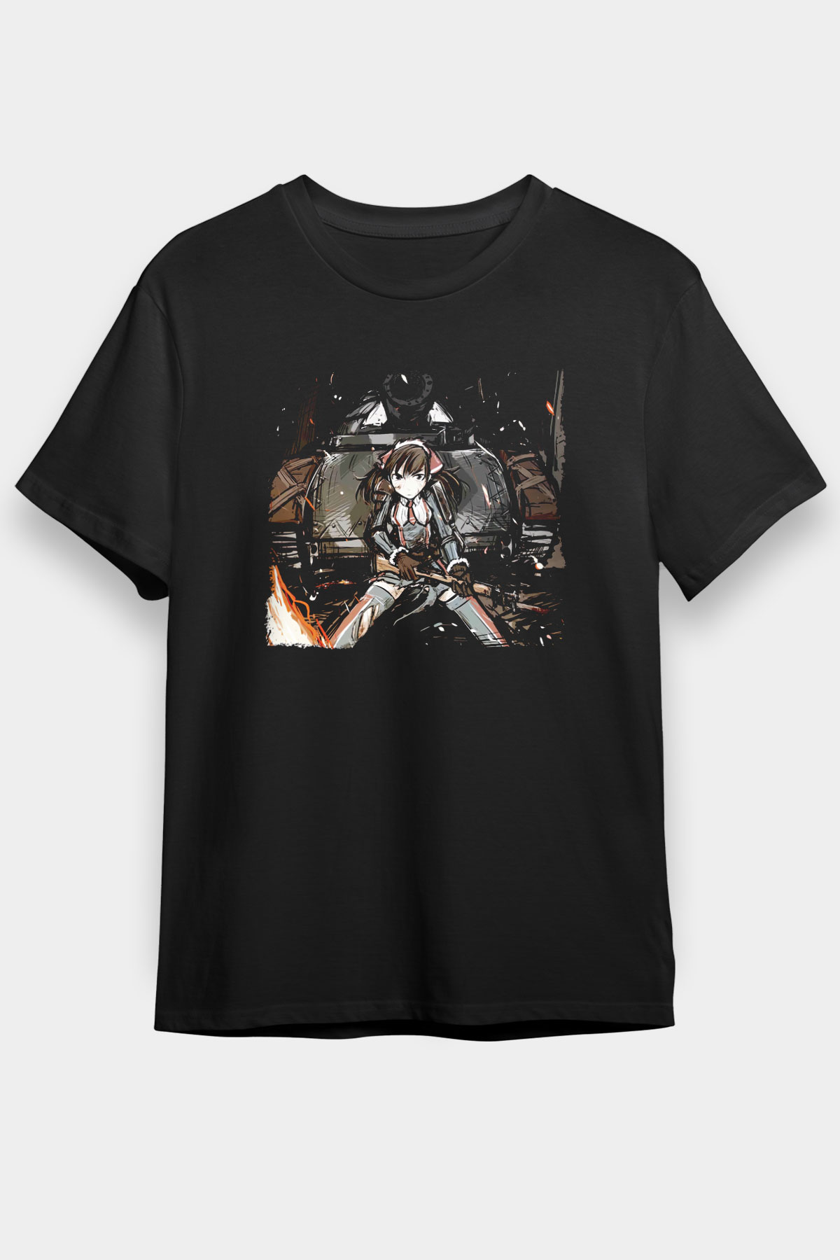 Valkyria Chronicles Siyah Unisex Tişört T-Shirt