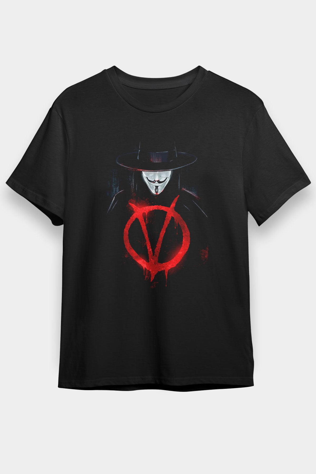 Vendetta Siyah Unisex Tişört T-Shirt