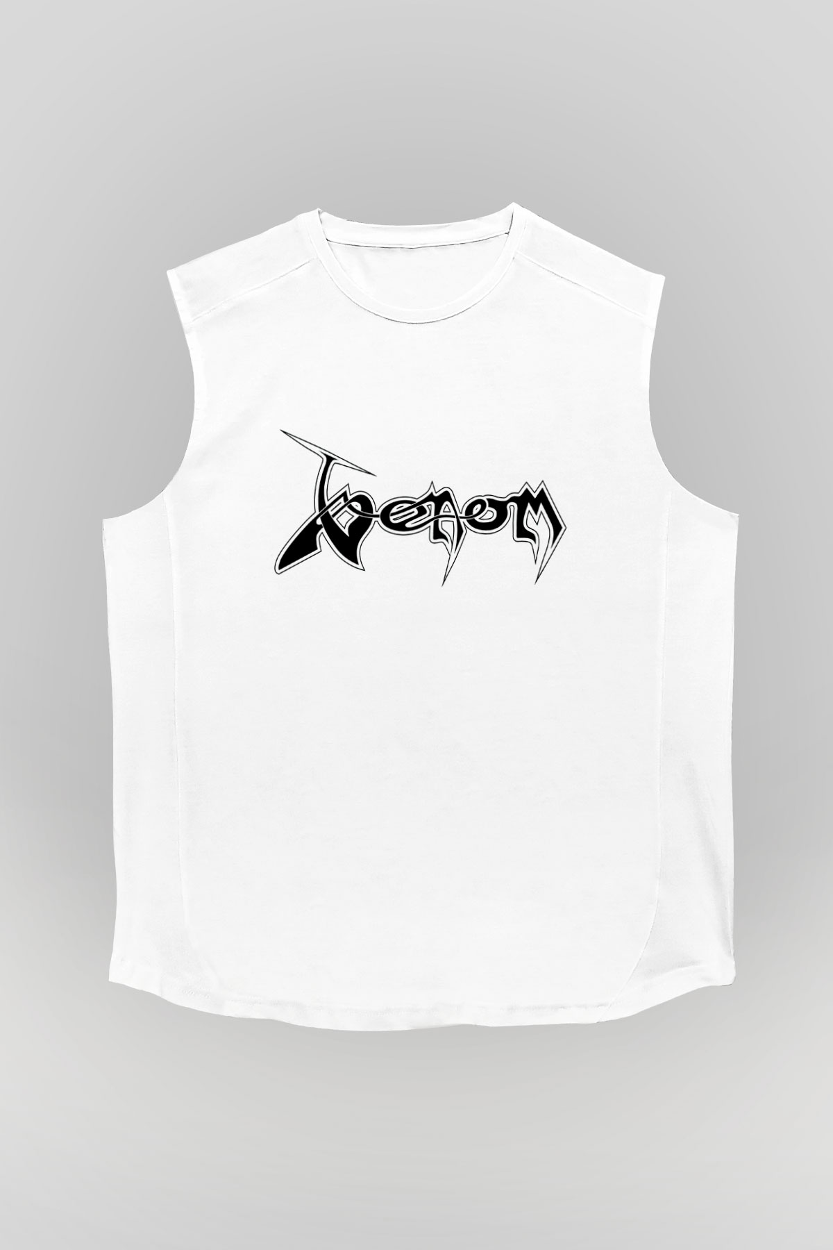 Venom Beyaz Unisex Kolsuz Tişört