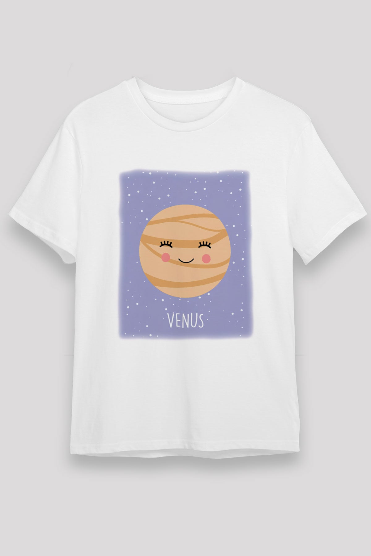 Venüs Beyaz Unisex Tişört T-Shirt - TişörtFabrikası