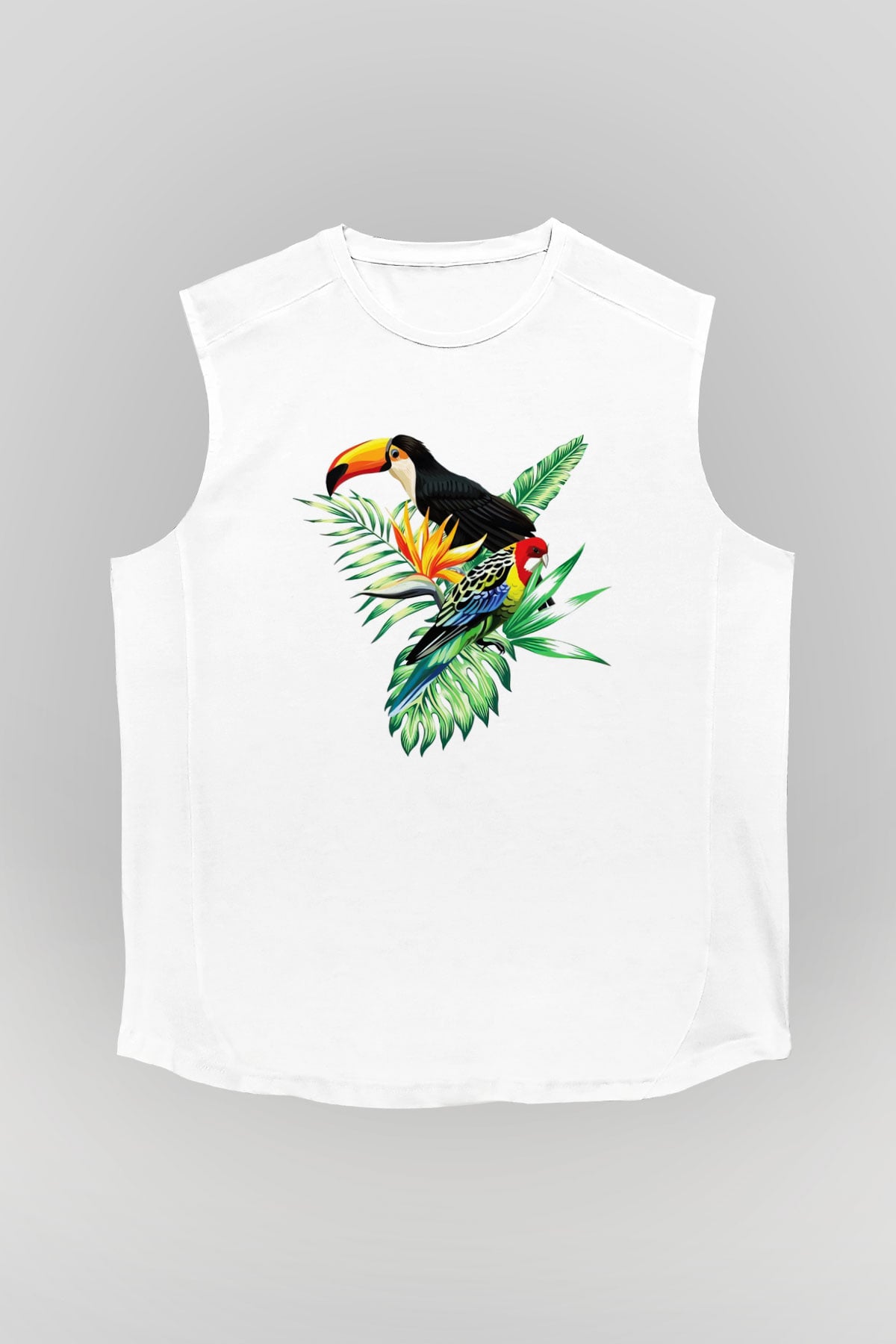 Veteriner Beyaz Unisex Kolsuz Tişört